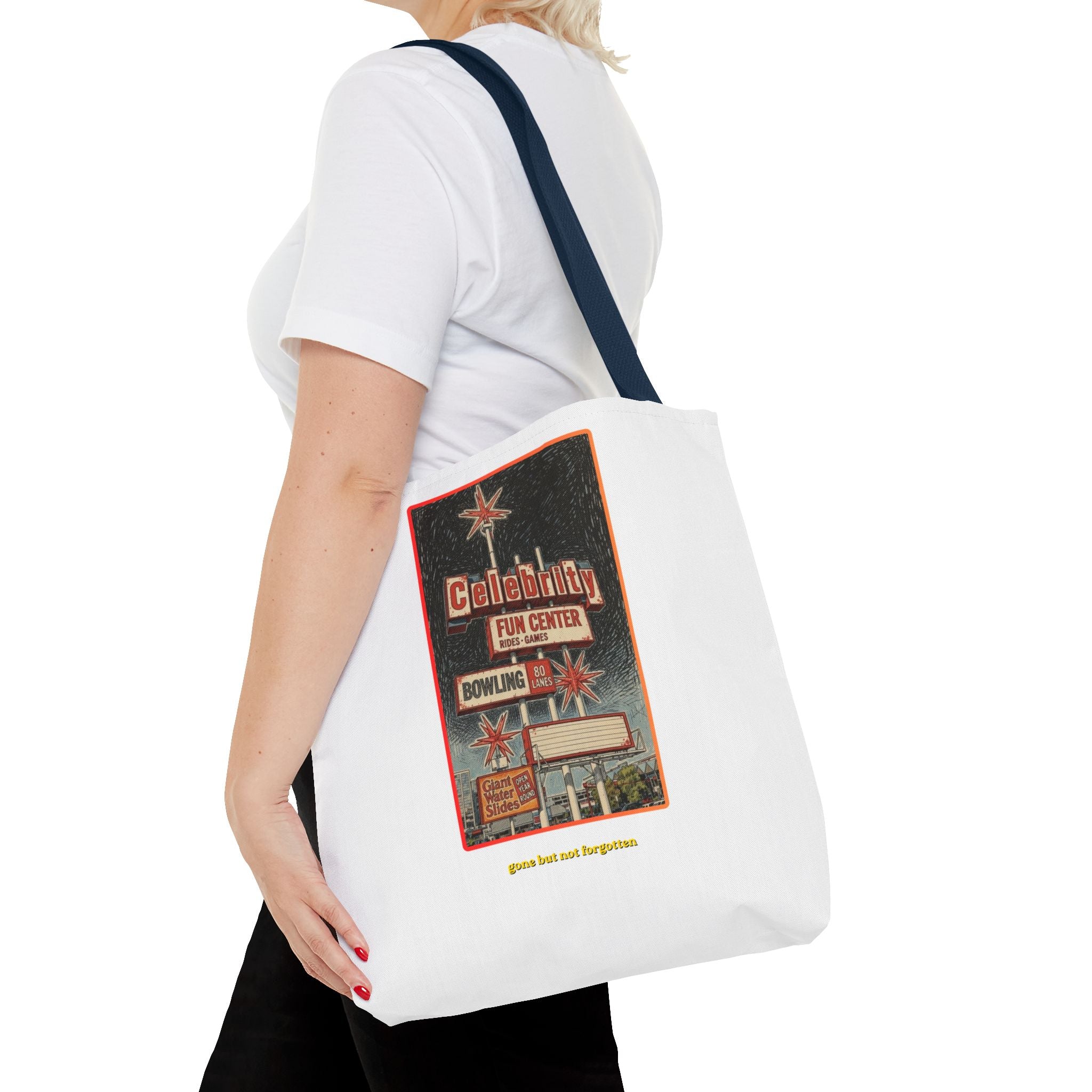 Celebrity Fun Center (pencil drawing) Tote