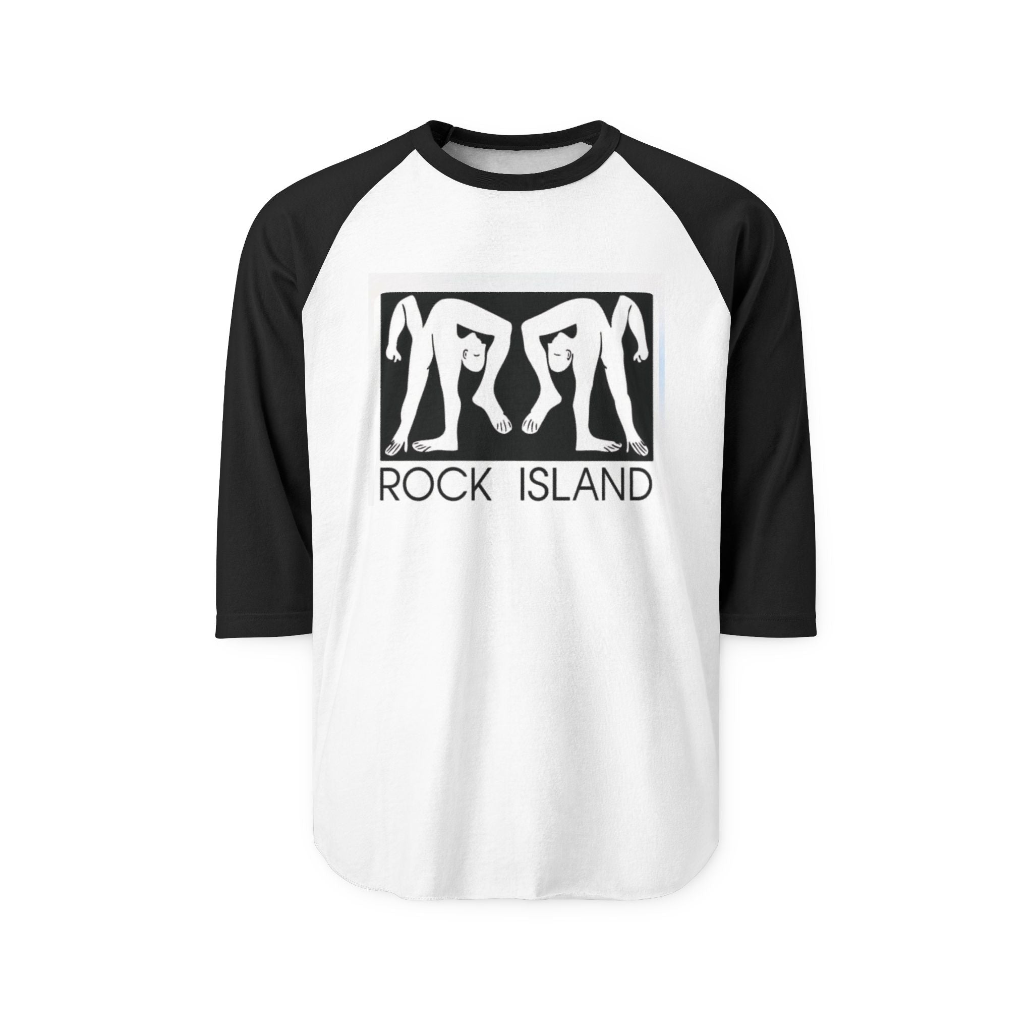 ROCK ISLAND LOGO | vintage Denver Retro Baseball Tee