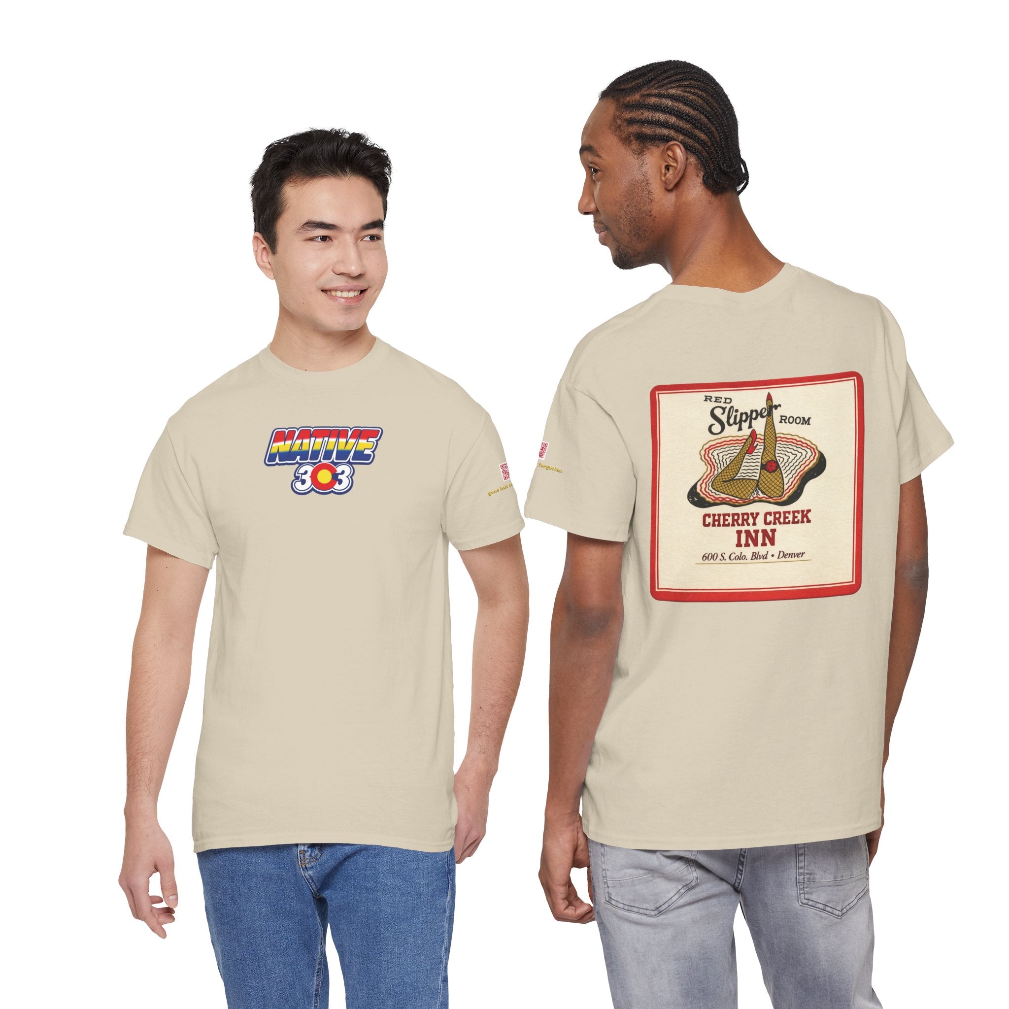CHERRY CREEK INN - RED SLIPPER - vintage Denver gear