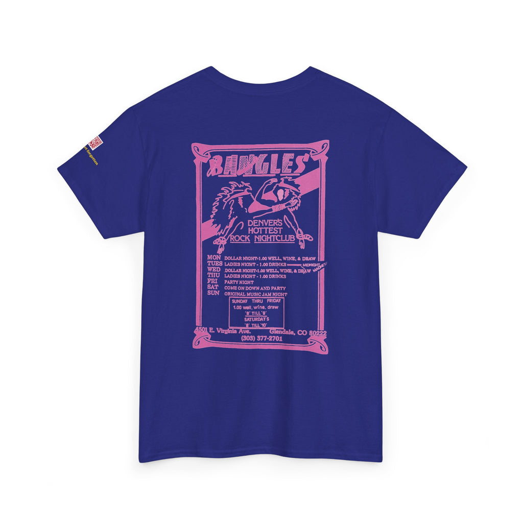BANGLES Pink  logo - vintage Metro Denver gear