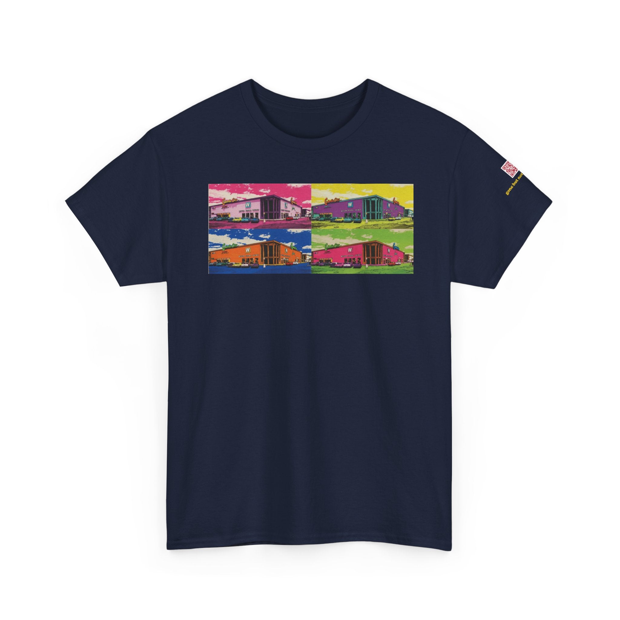 Cinderella City pop-art collage - vintage Denver gear