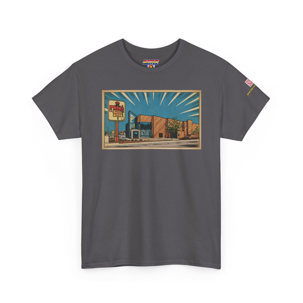 Organ Grinder comic style - vintage Denver gear