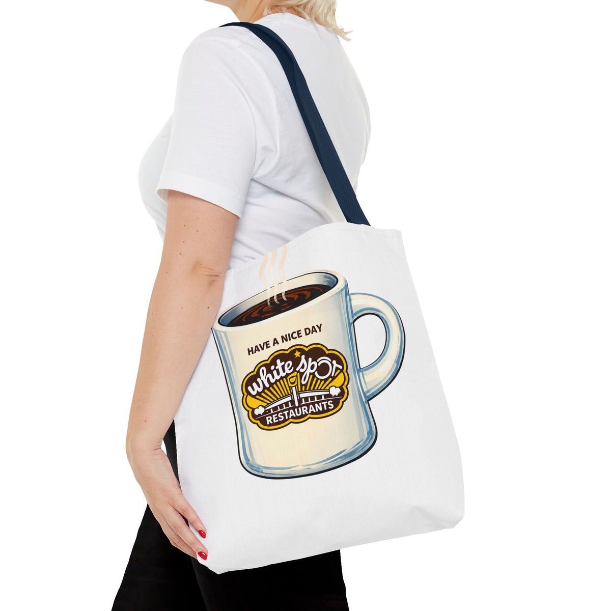 White Spot Mug Tote