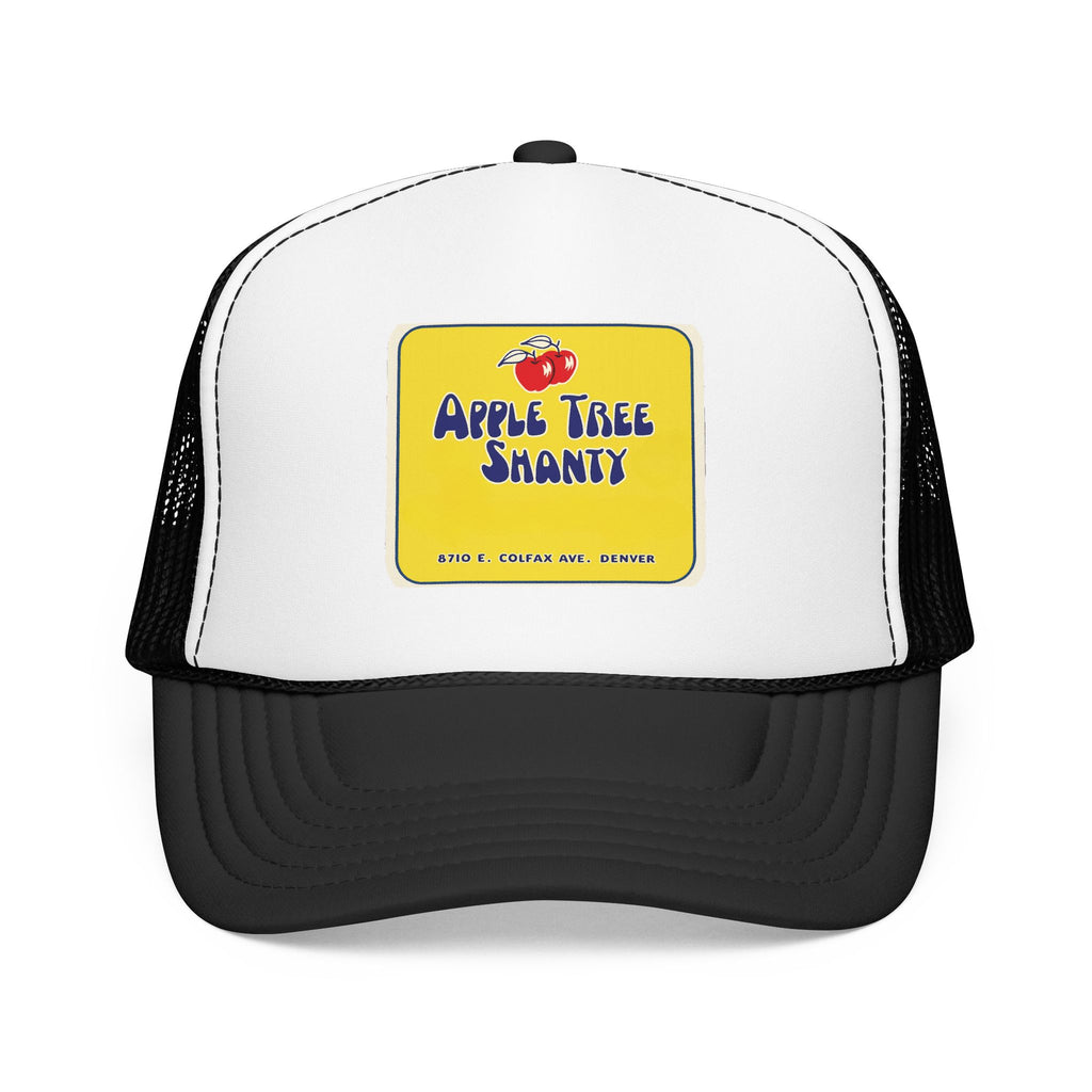 Apple Tree Shanty Trucker Hat — Vintage Sailboat Foam Cap