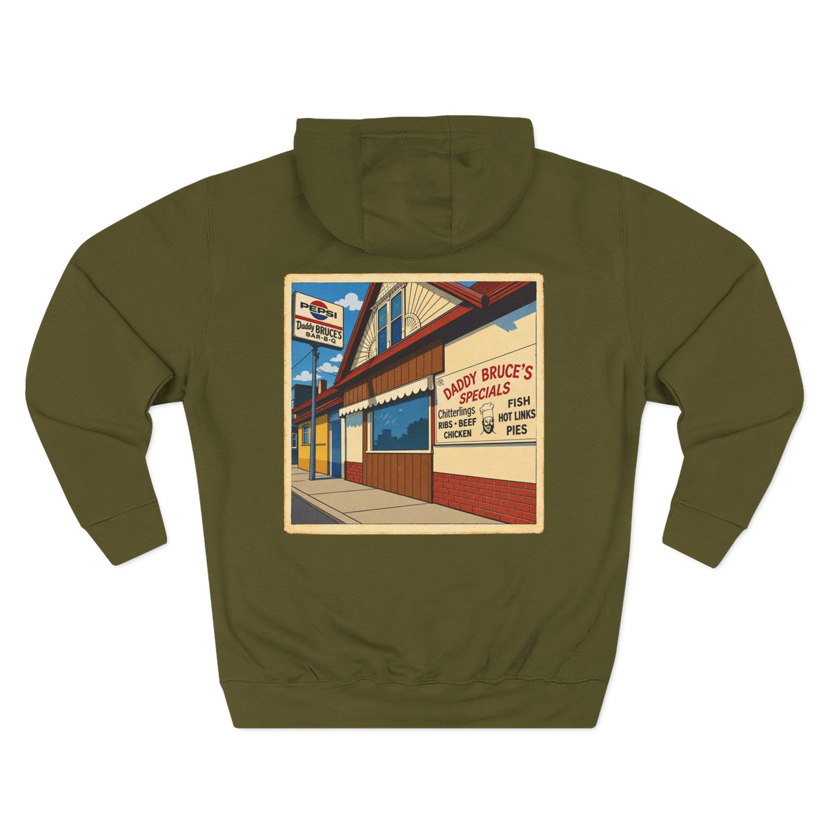 DADDY BRUCE'S BAR B Q - Denver Hoodie