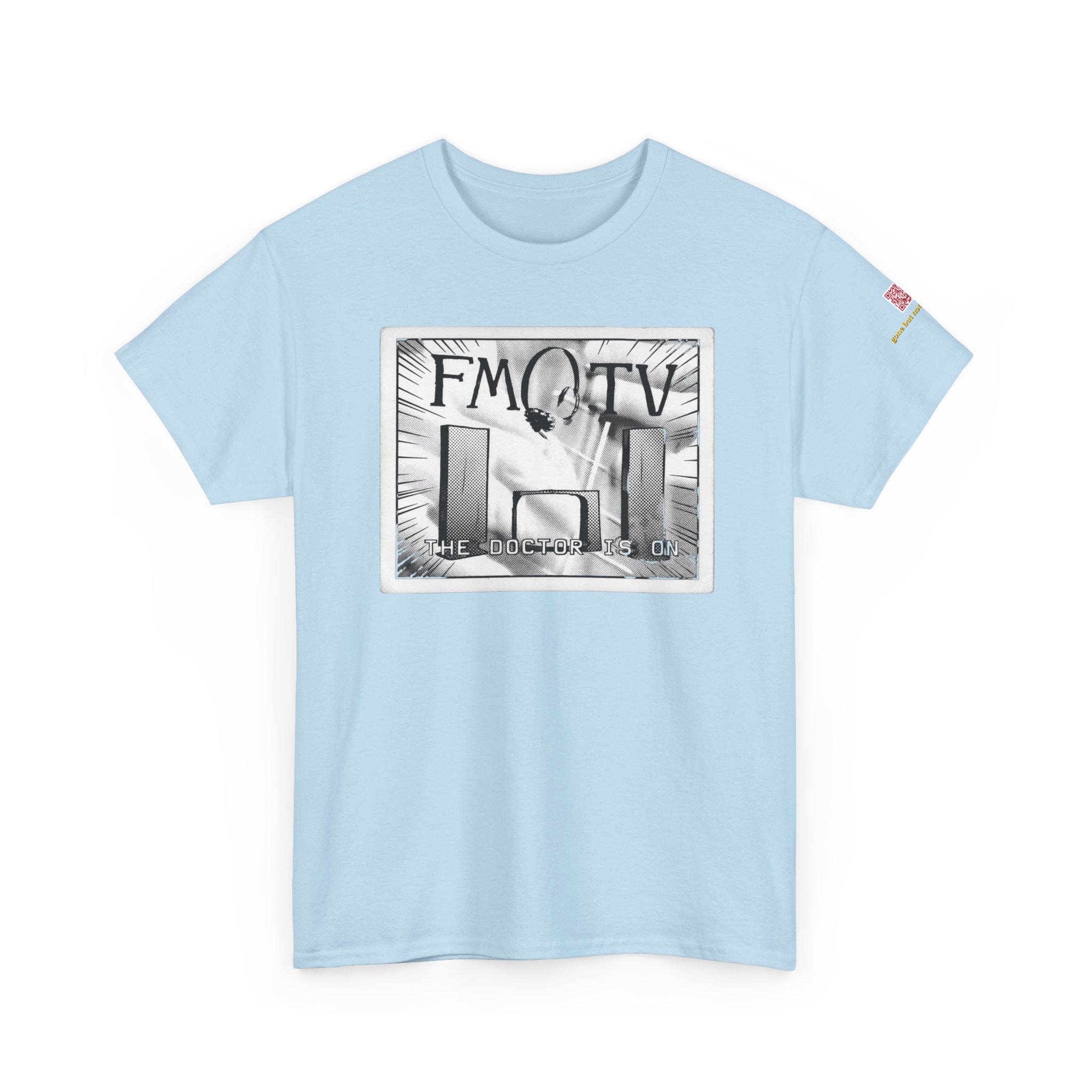 FM/TV (B/W comic style) - vintage Denver gear