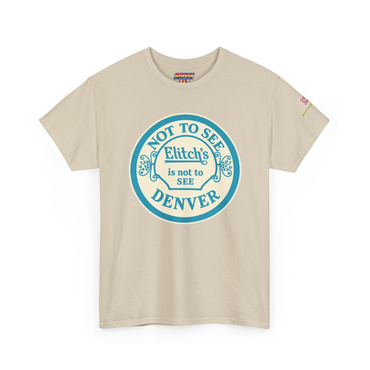 Elitch Gardens TURQUOISE- vintage Denver gear