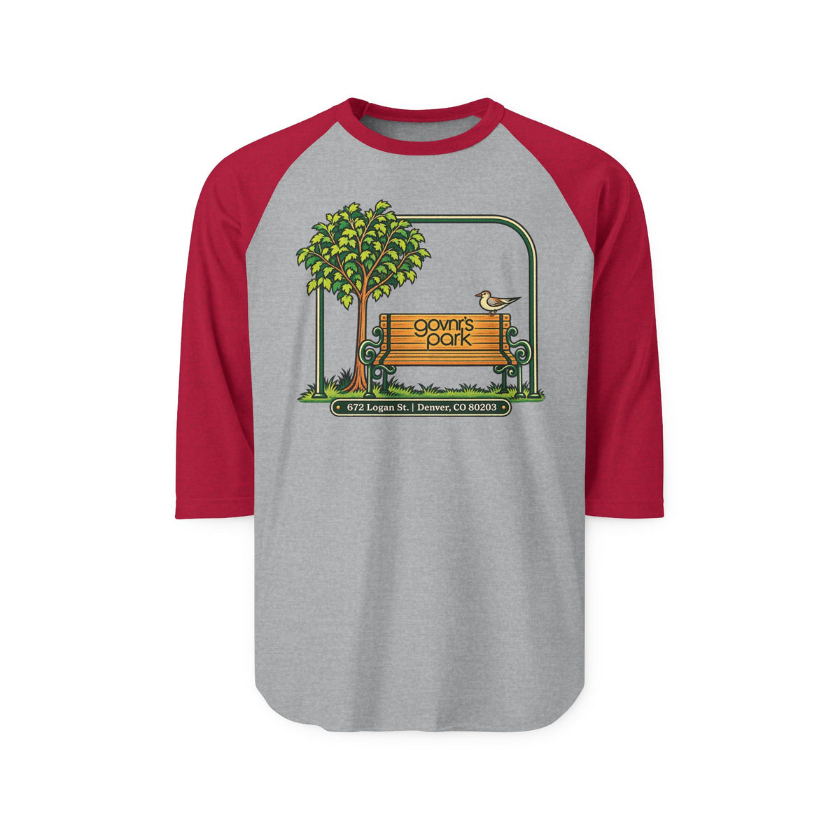 GOVNRS PARK | Retro Baseball Tee