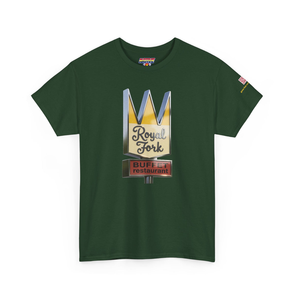 Royal Fork restaurant pop-art design - vintage Denver gear