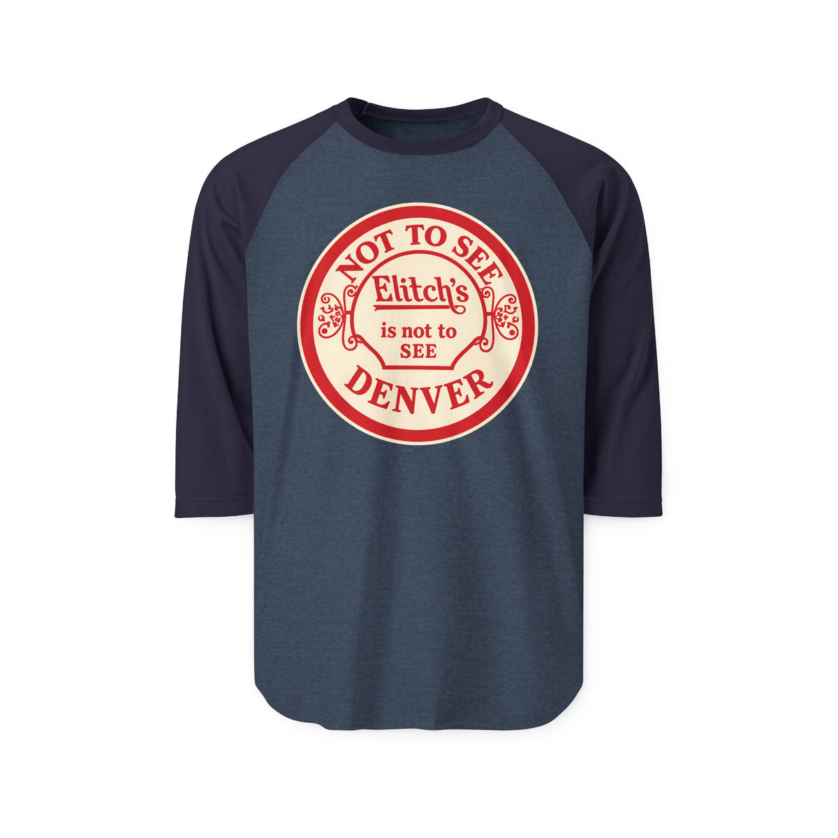 ELITCH GARDENS RED| Retro Baseball Tee