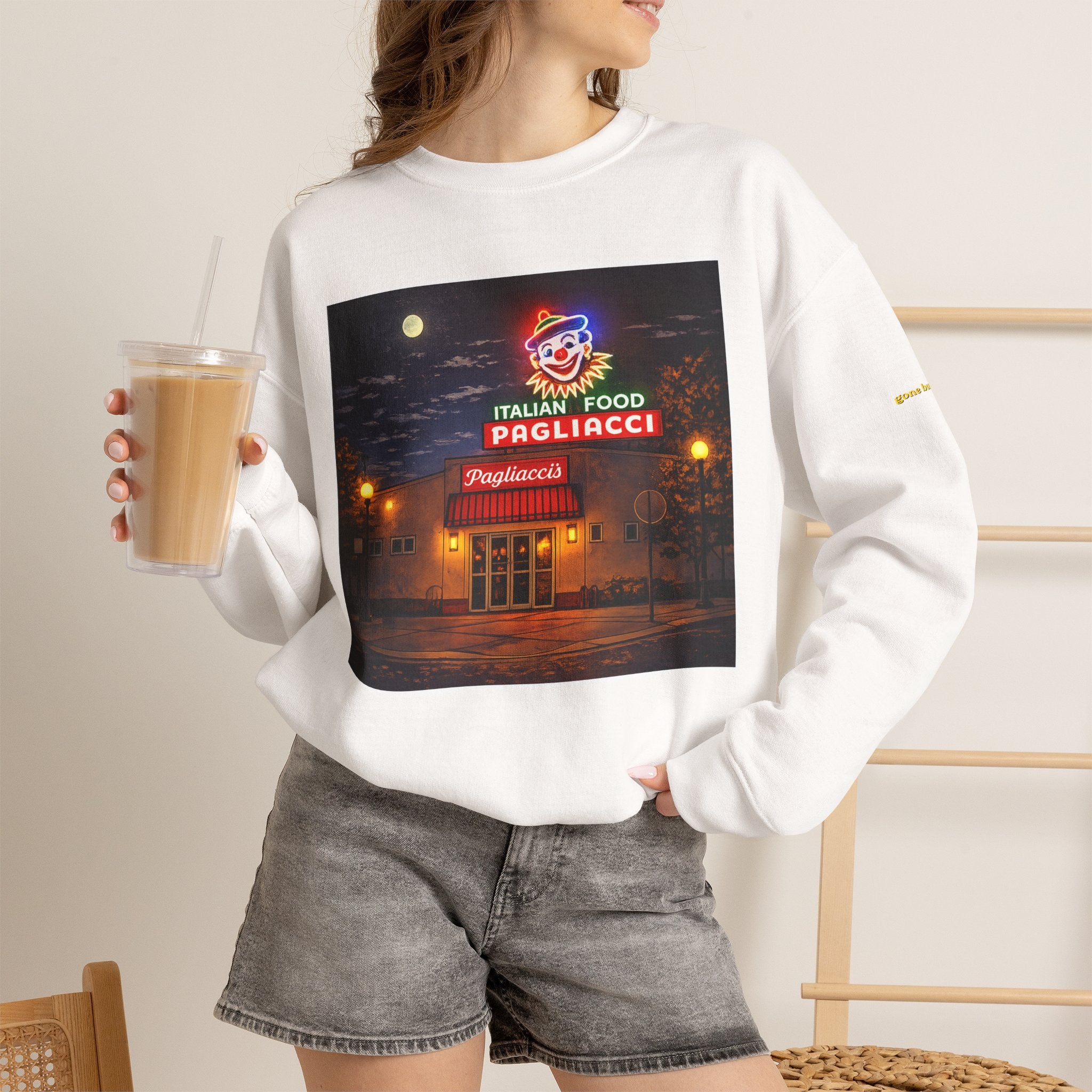 Pagliacci's night scene | Native303 Sweatshirt