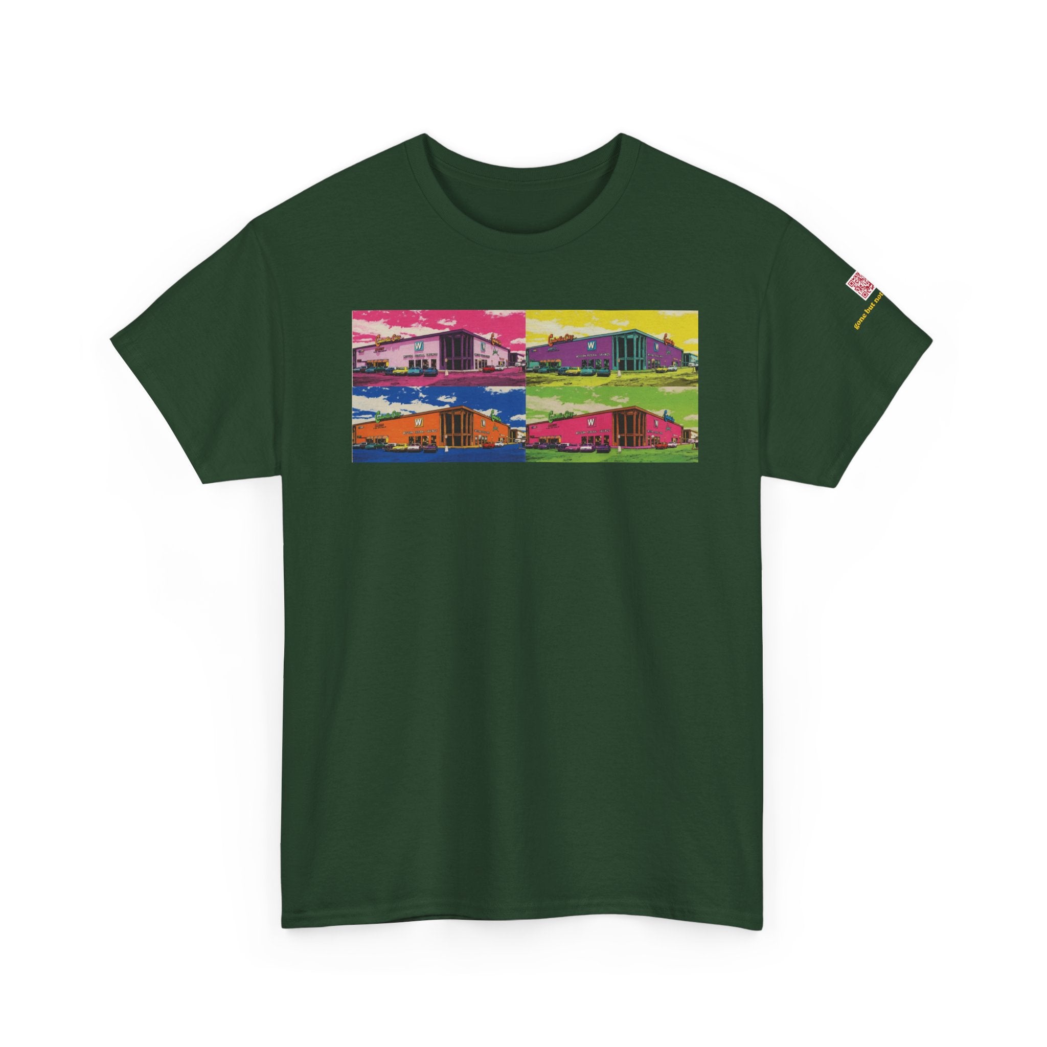 Cinderella City pop-art collage - vintage Denver gear