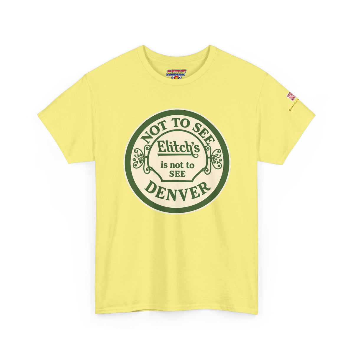 Elitch Gardens GREEN - vintage Denver gear