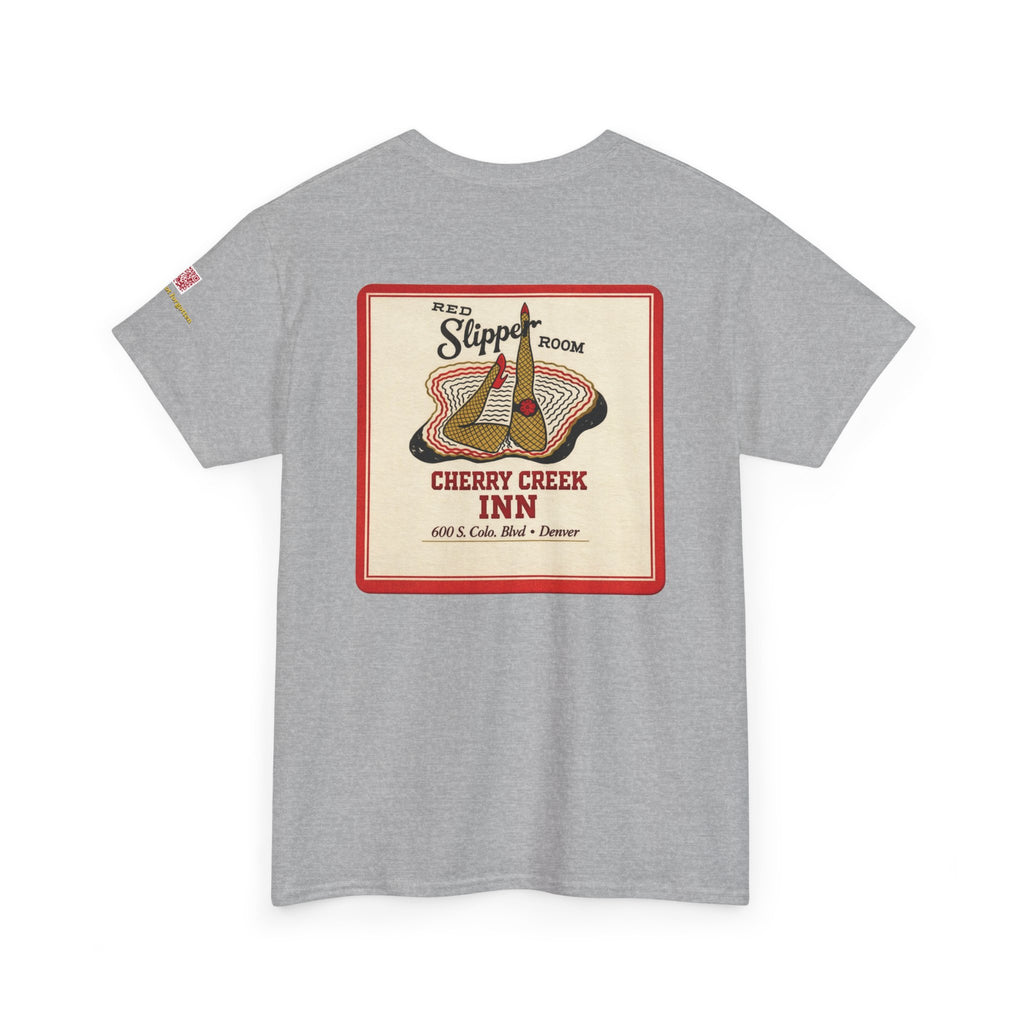 CHERRY CREEK INN - RED SLIPPER - vintage Denver gear