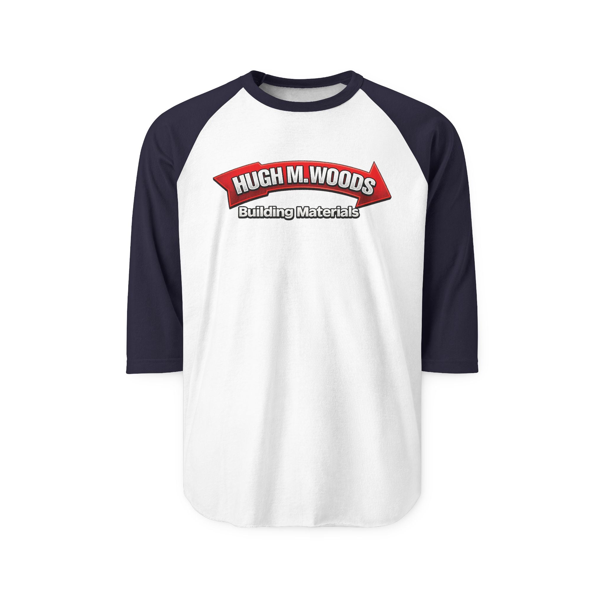 HUGH M WOODS | Retro Baseball Tee