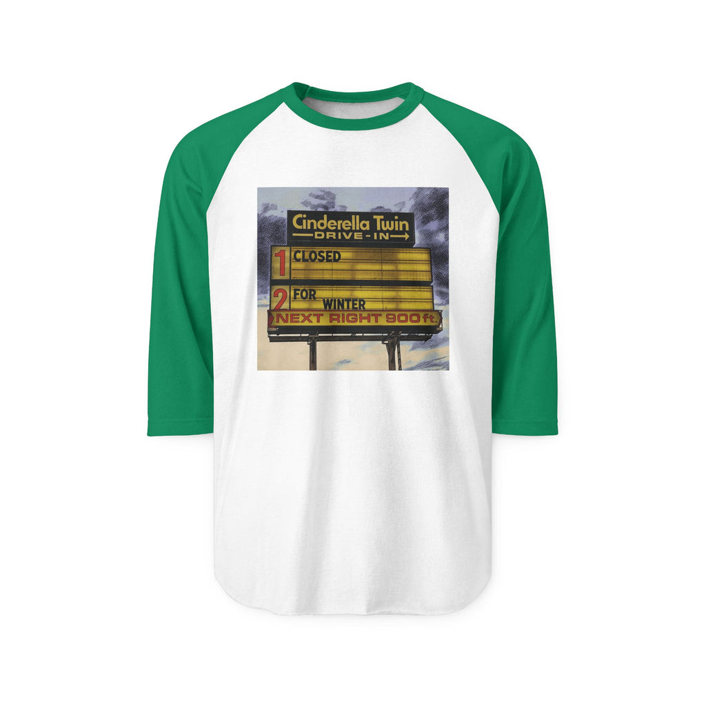 CINDERELLA TWIN DRIVE IN | Retro Baseball Tee