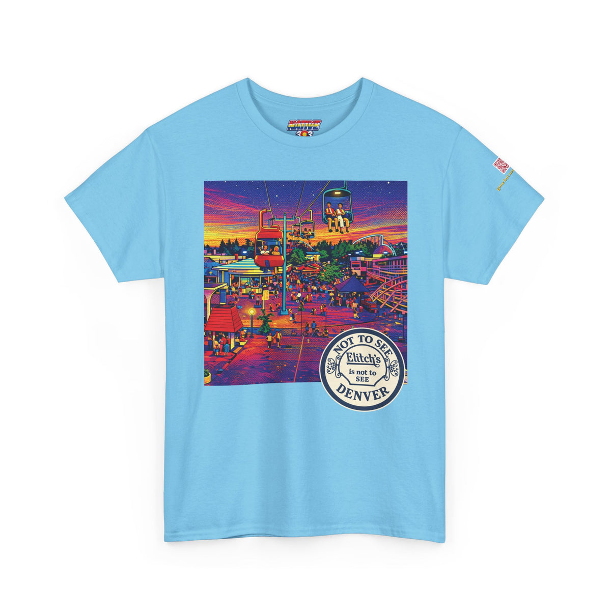 Elitchs neon pop art - vintage Denver gear