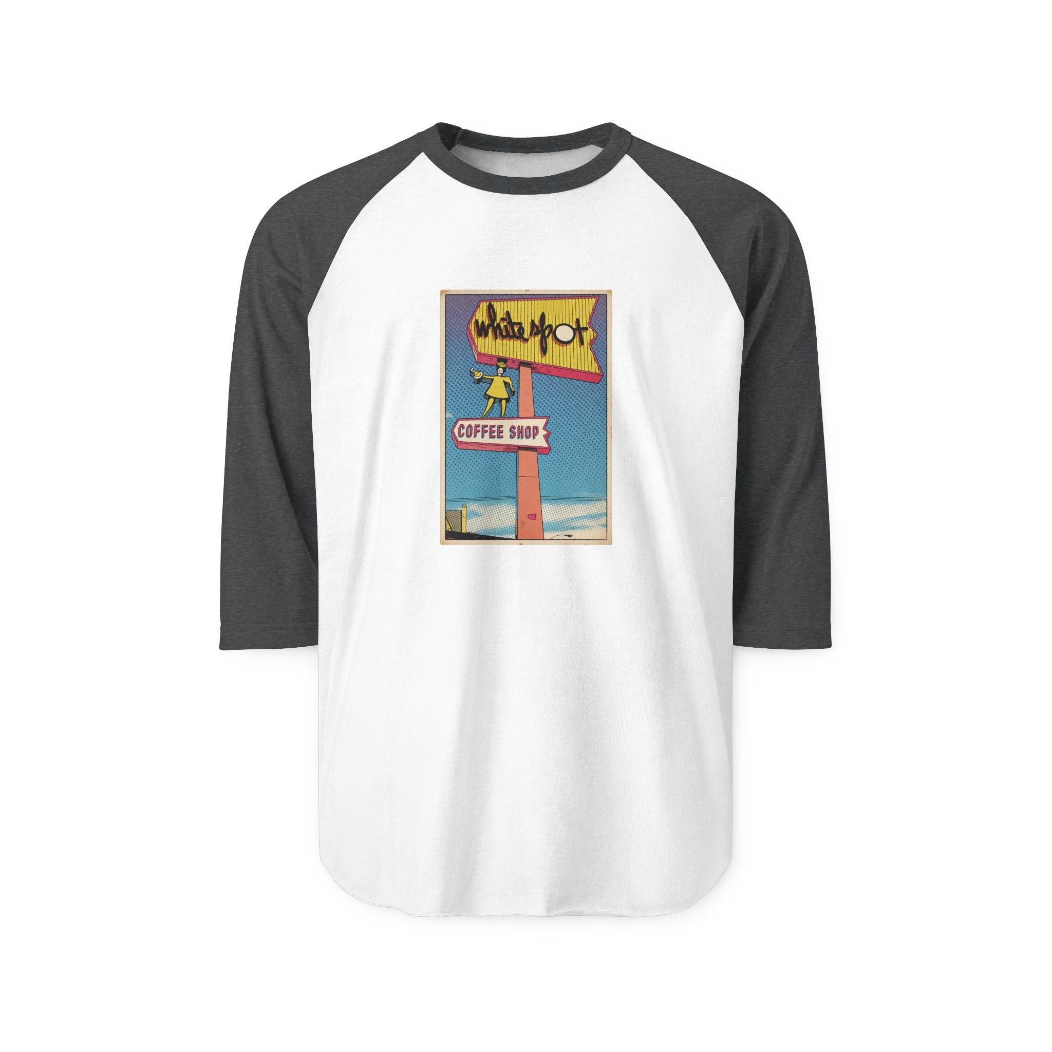 WHITE SPOT SIGN | Retro Baseball Tee