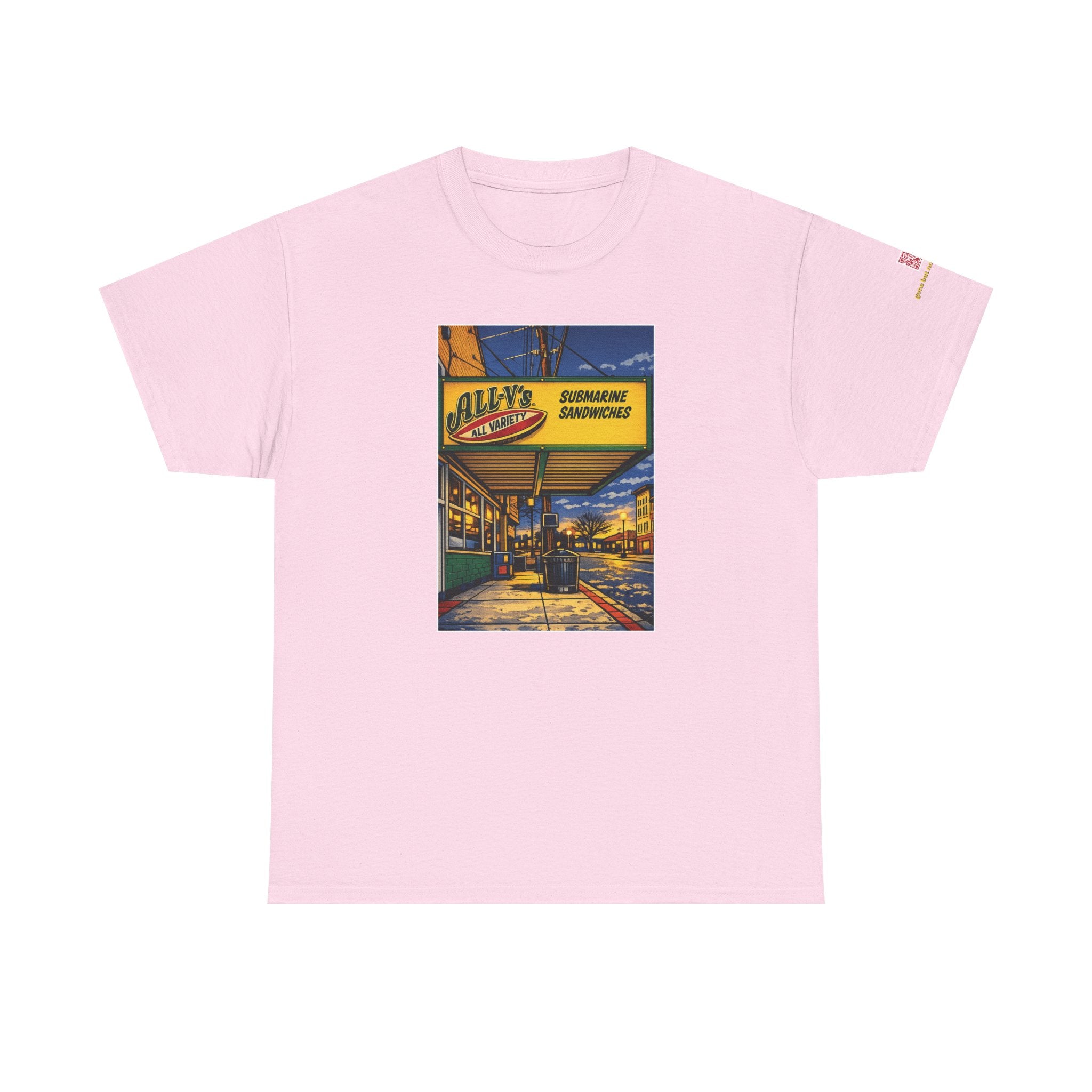 All-V's comic style design- vintage Denver gear