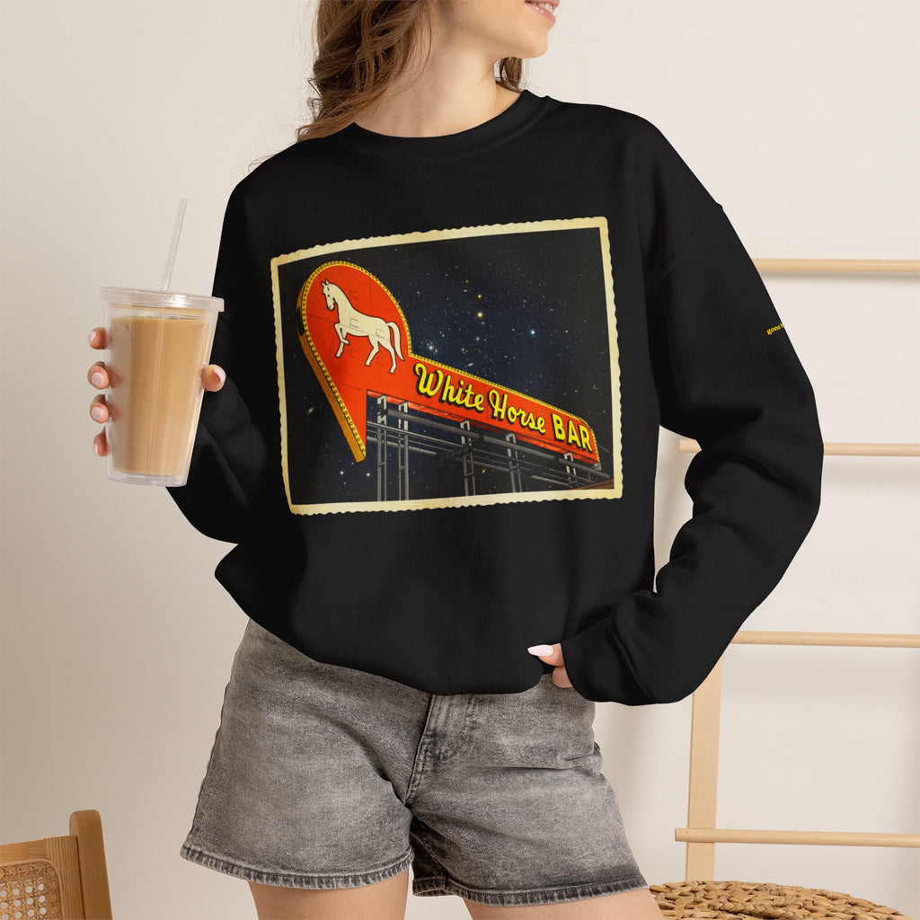 White Horse Bar sign | Native303 Sweatshirt