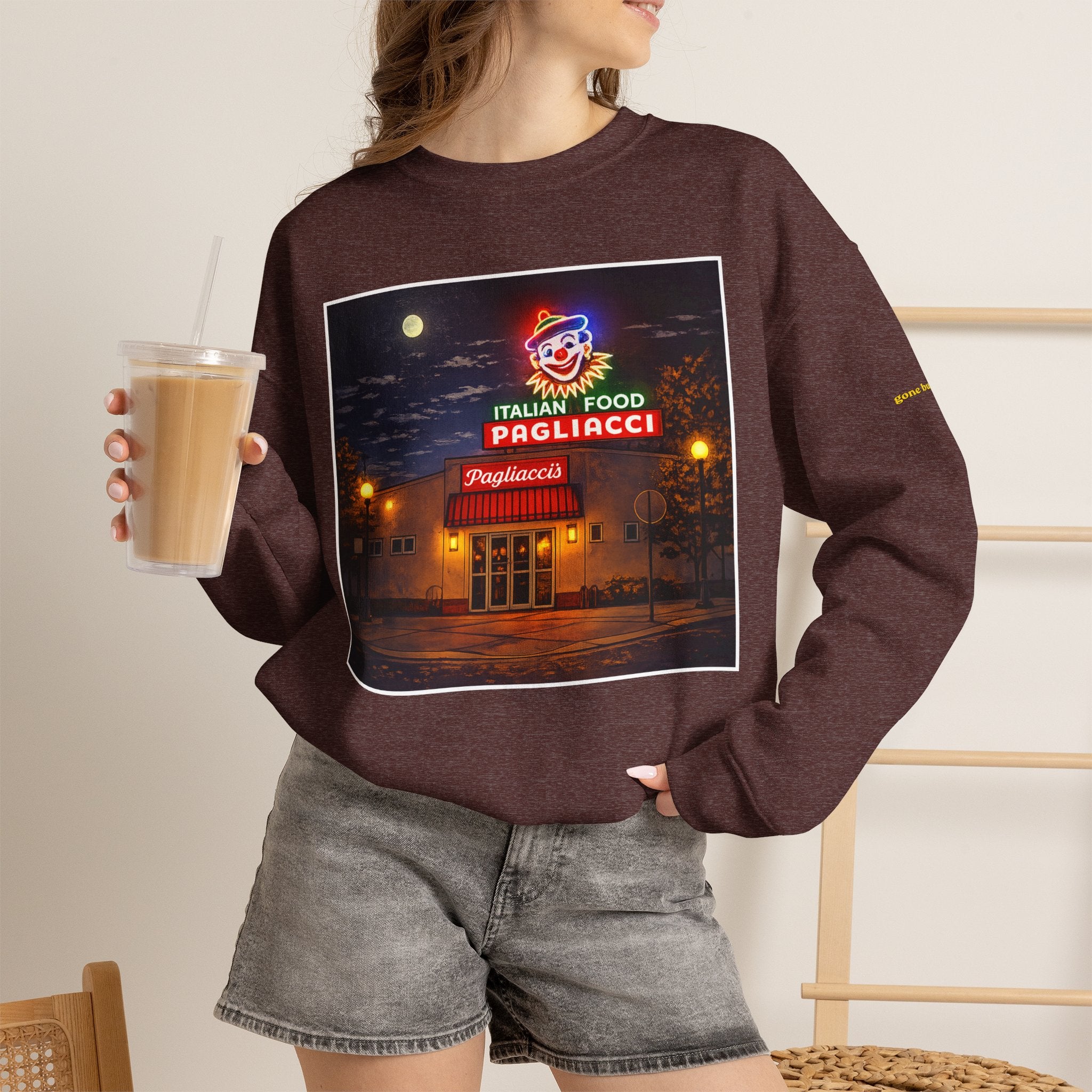 Pagliacci's night scene | Native303 Sweatshirt