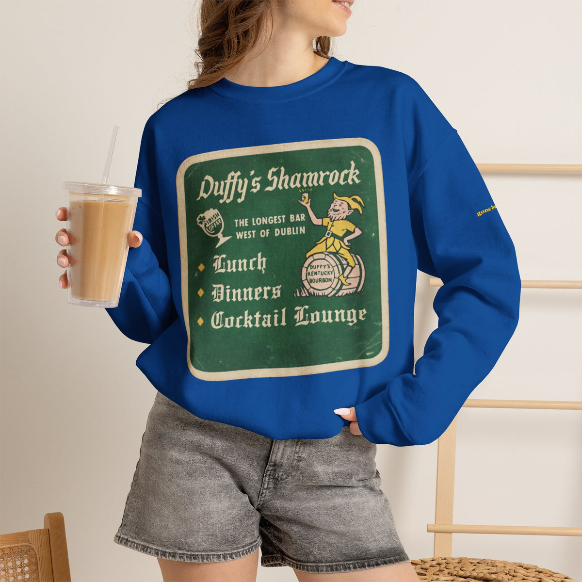 Duffys Shamrock Lounge old skool coaster | Native303 Sweatshirt