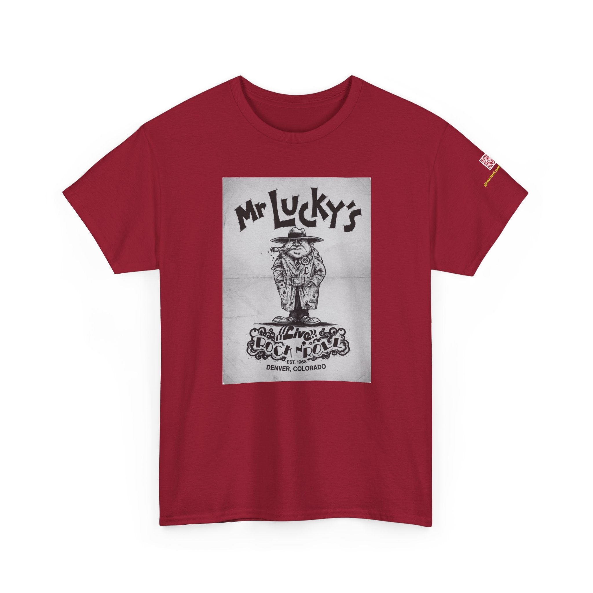 Mr Luckys B/W flyer - vintage Metro Denver gear