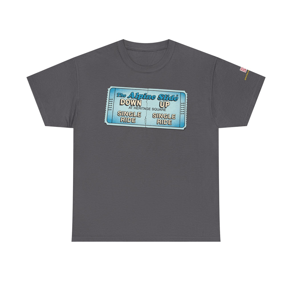 Alpine Slide comic style design- vintage Denver gear