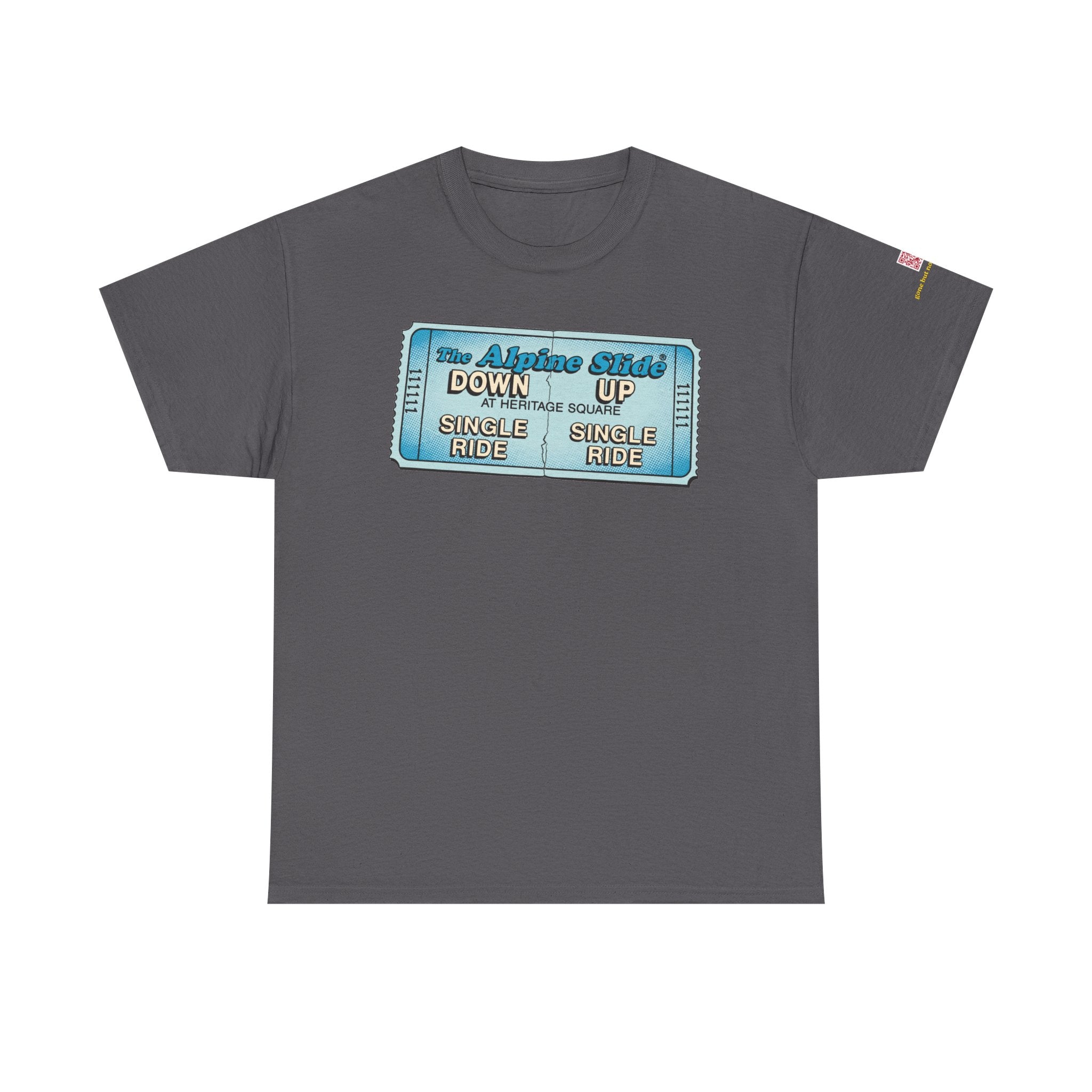 Alpine Slide comic style design- vintage Denver gear