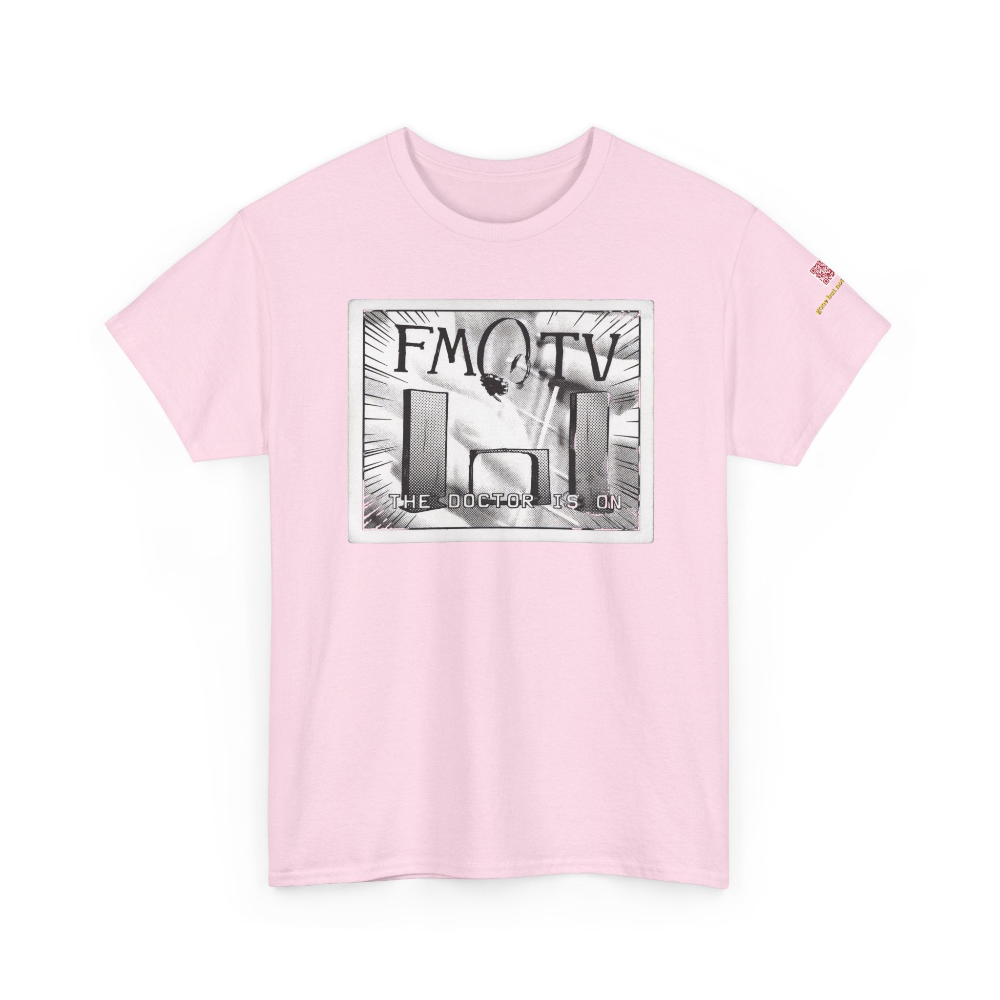FM/TV (B/W comic style) - vintage Denver gear