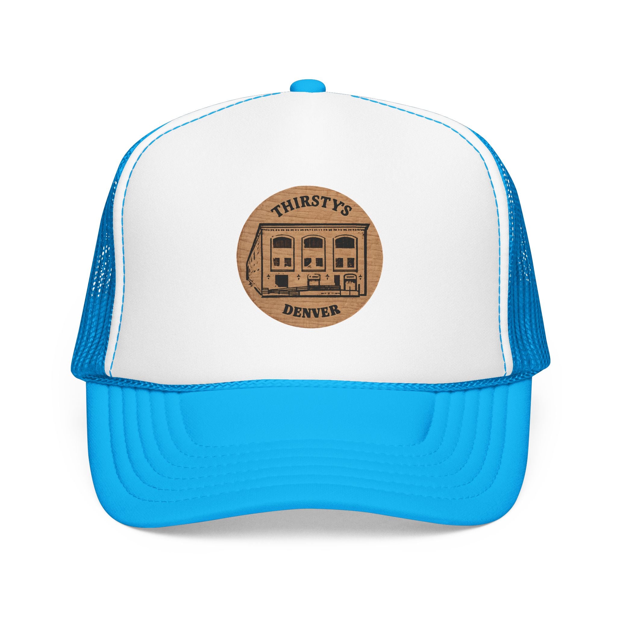 Thirsty's Token Trucker Hat — Vintage Sailboat Foam Cap