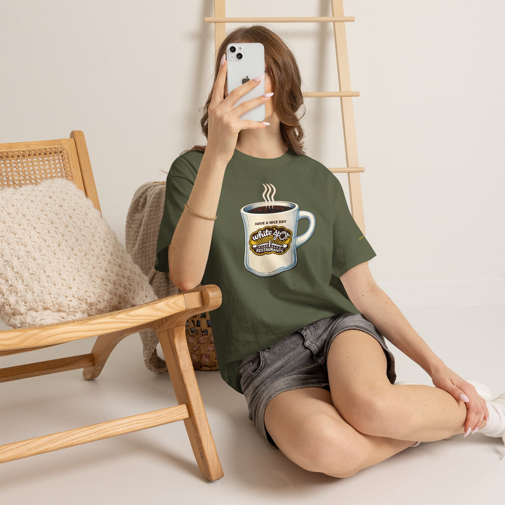 White Spot Mug - vintage Denver gear