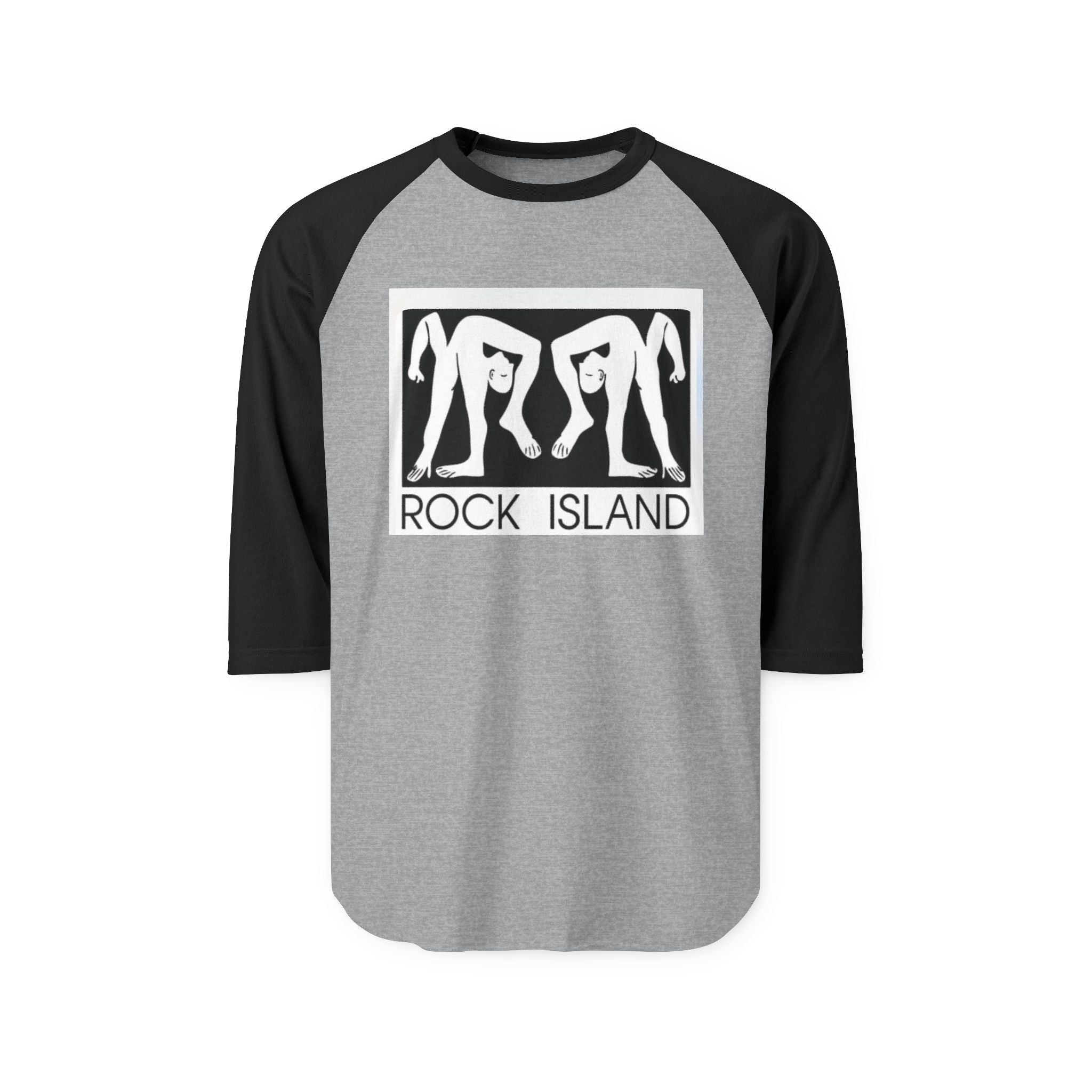 ROCK ISLAND LOGO | vintage Denver Retro Baseball Tee