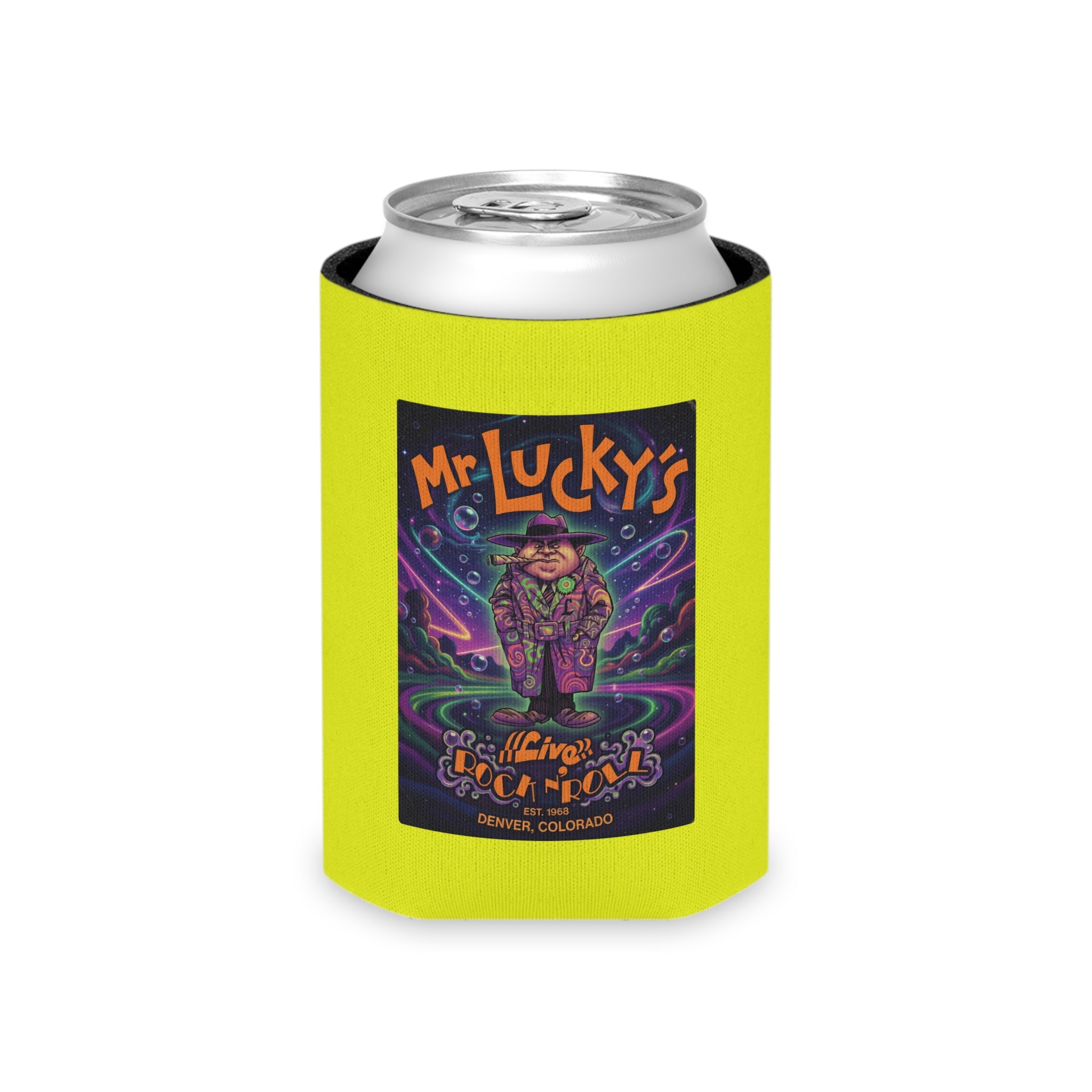 Mr Lucky's Acid Trip Can Cooler —  Native303 Vintage Denver