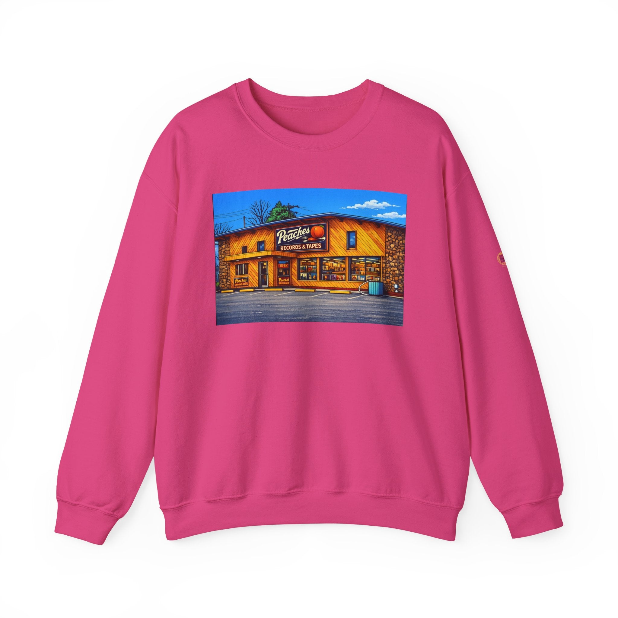 Peaches Records and Tapes (comic style)| Native303 Sweatshirt