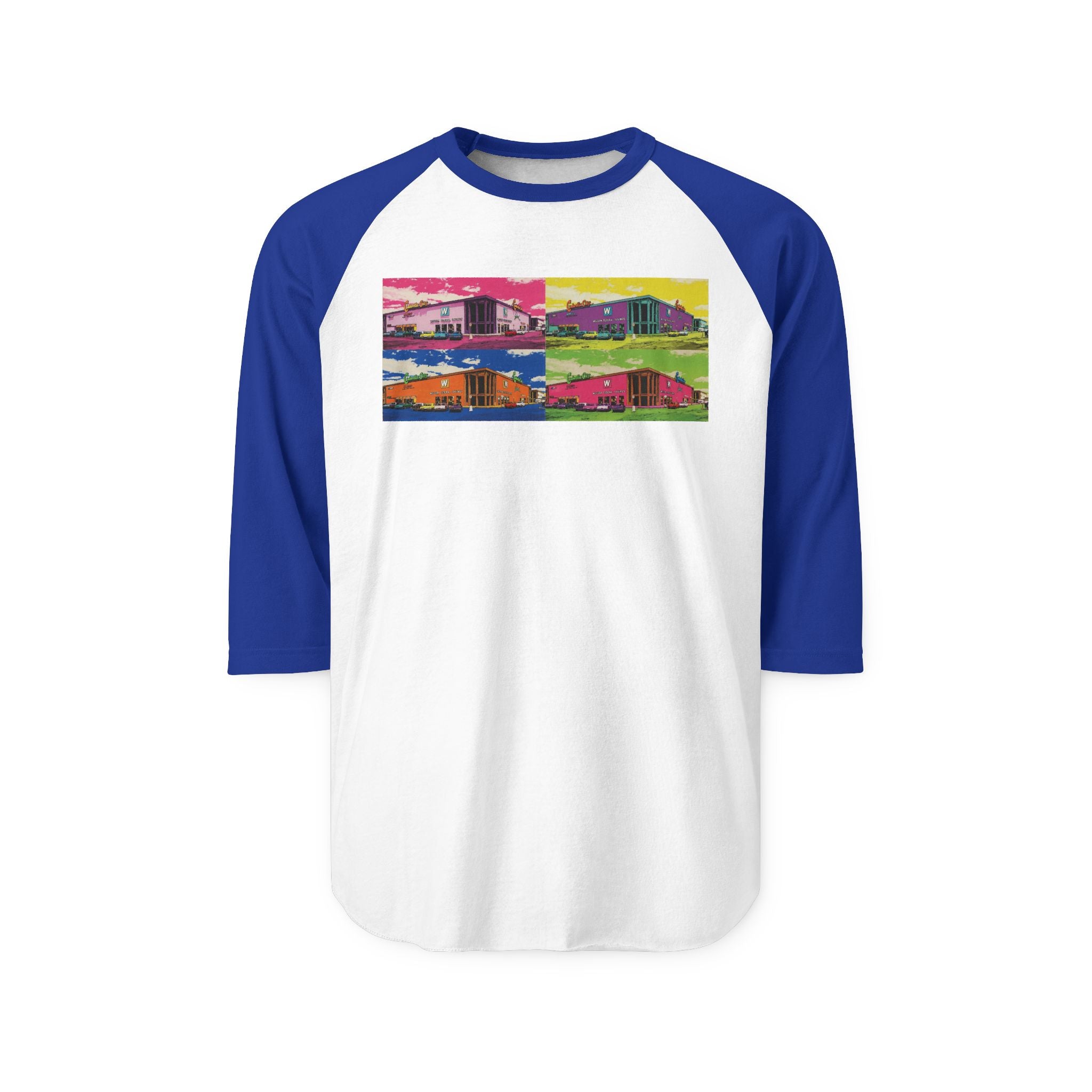 CINDERELLA CITY MALL COLLAGE | Retro Baseball Tee