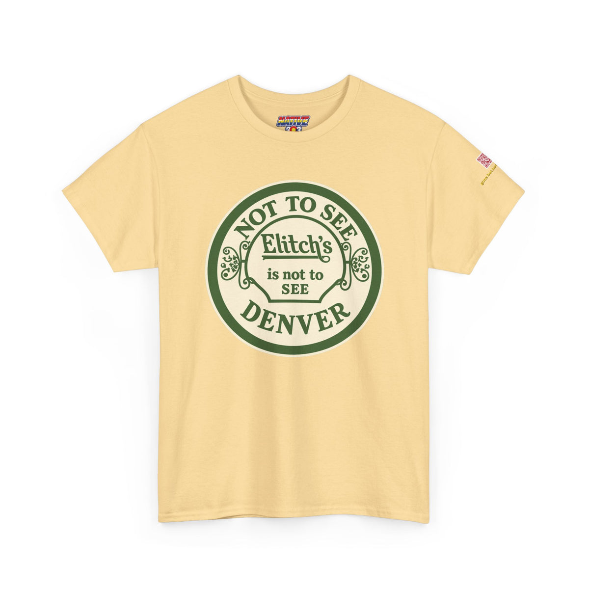 Elitch Gardens GREEN - vintage Denver gear