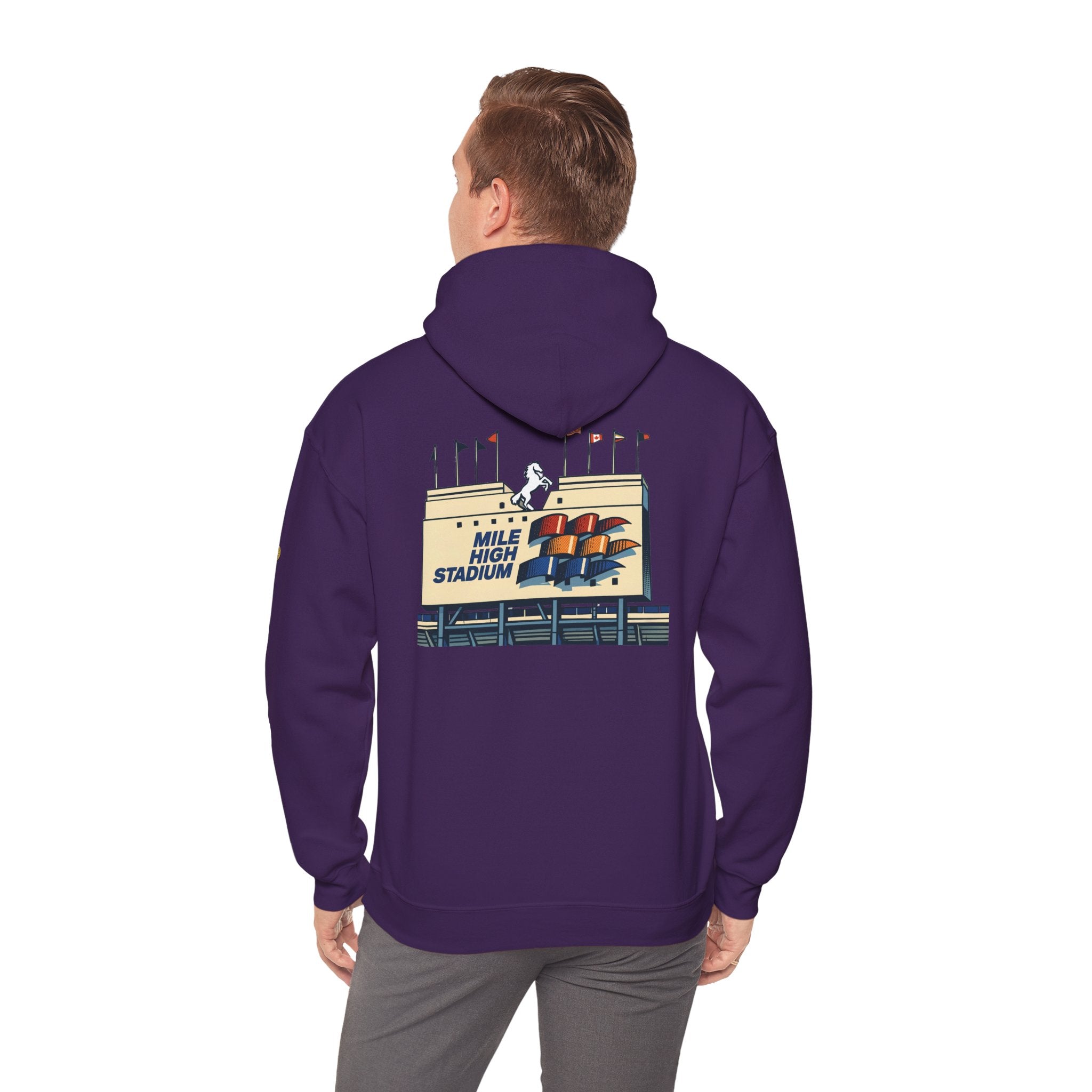 MILE HIGH STADIUM | Unisex Heavy Blend™ Hooded Sweatshirt