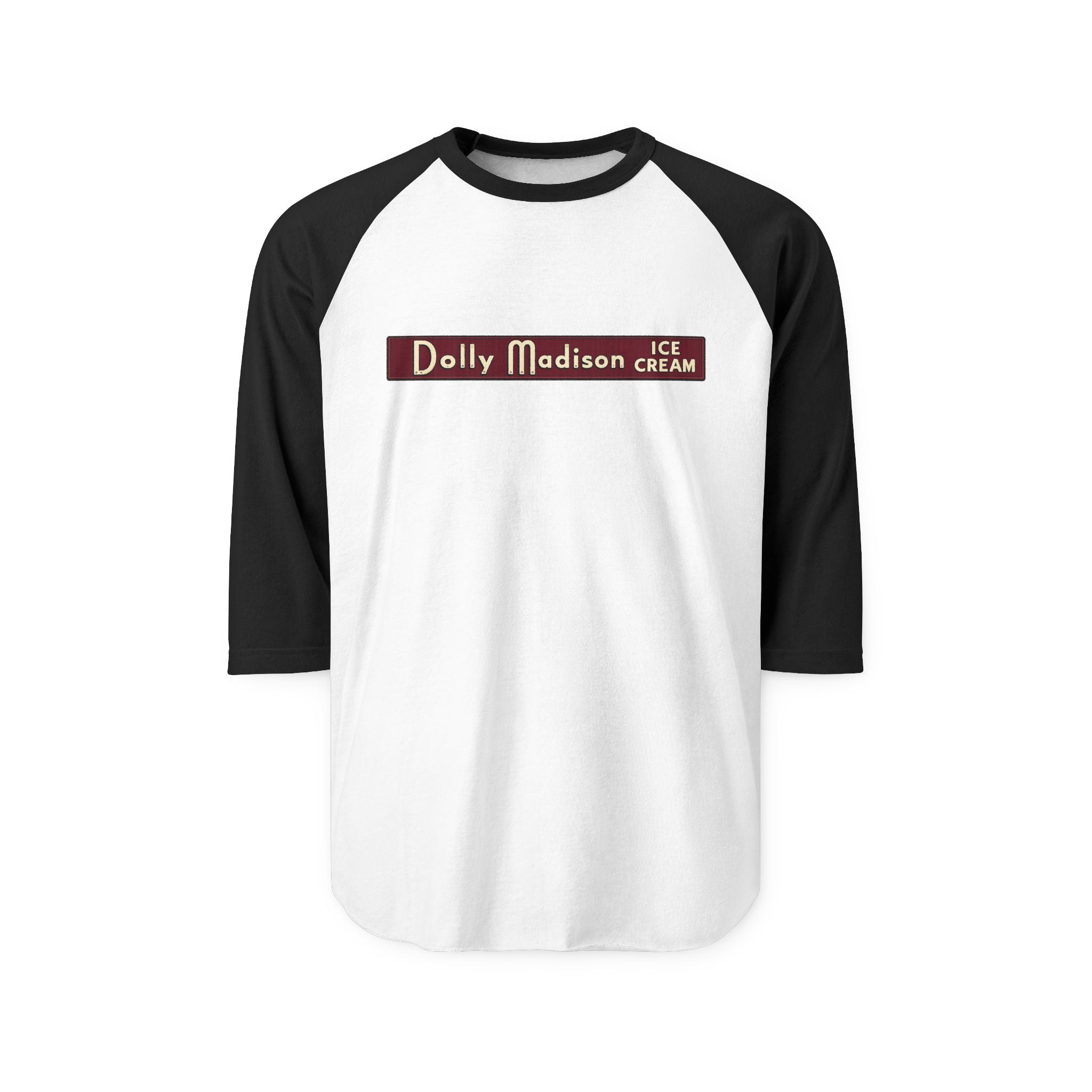 DOLLY MADISON logo | Retro Baseball Tee
