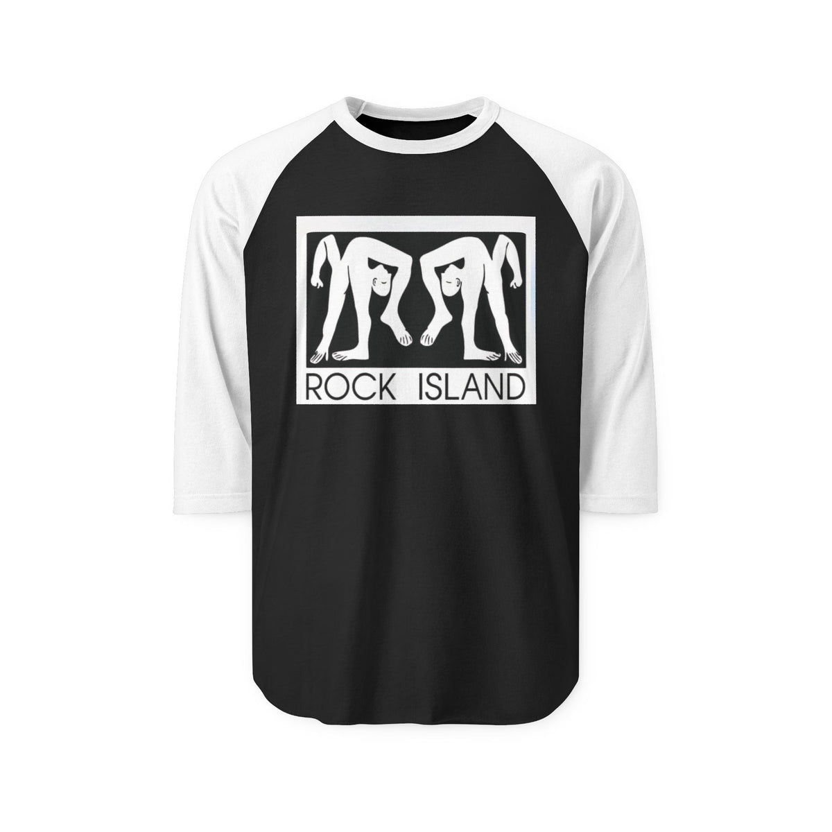 ROCK ISLAND LOGO | vintage Denver Retro Baseball Tee