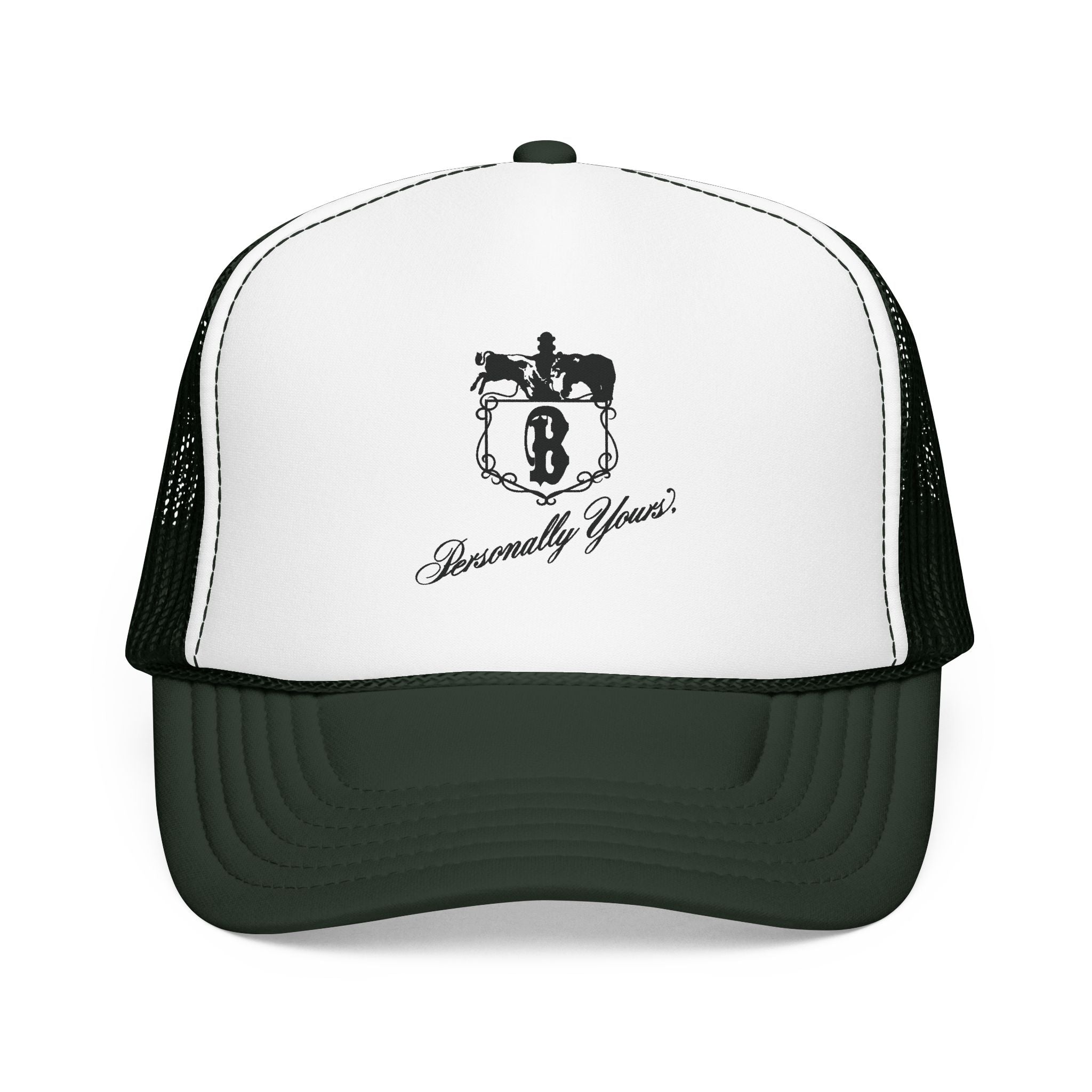 Broker Restaurant Trucker Hat — Vintage Sailboat Foam Cap