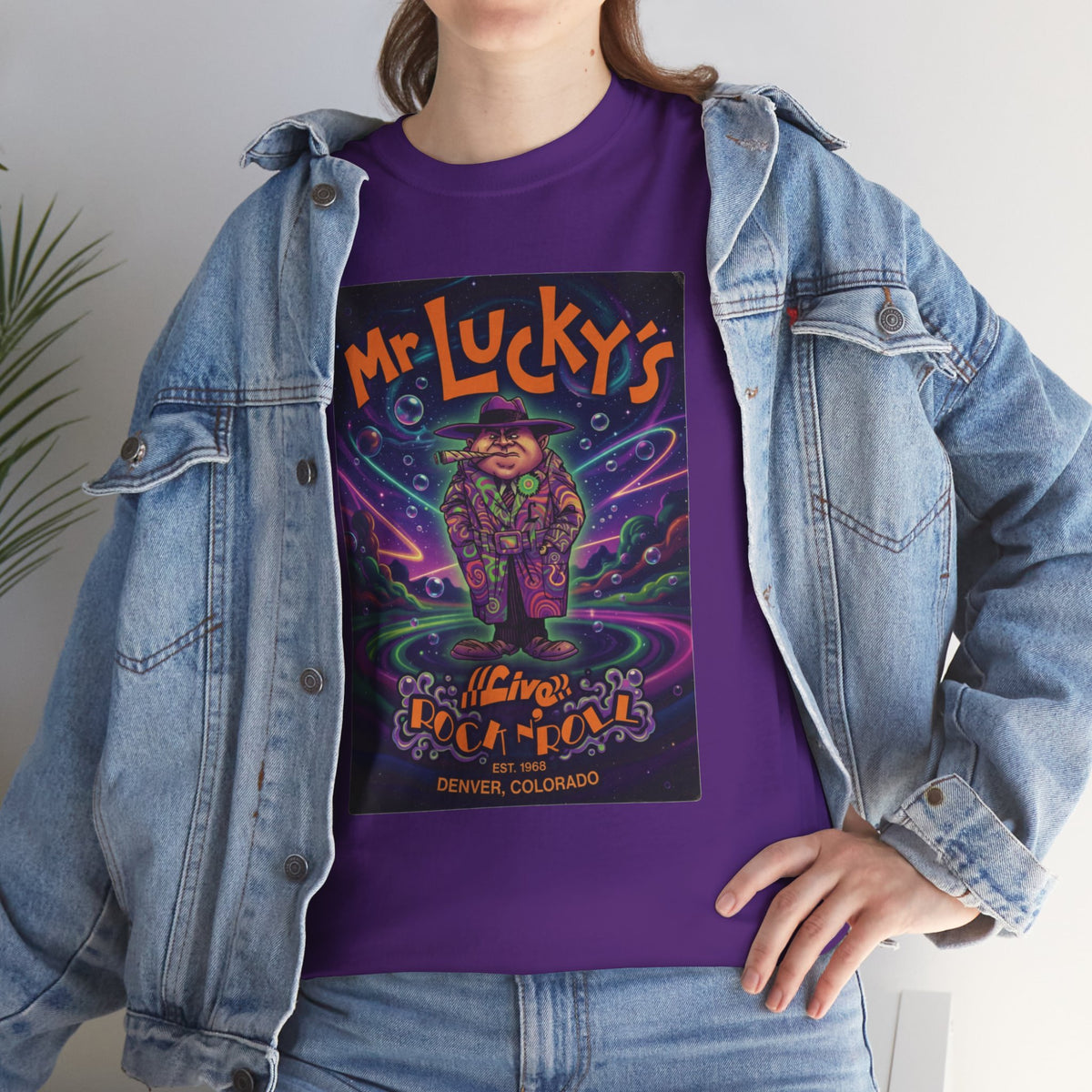 Mr Luckys black light acid trip - vintage Metro Denver gear