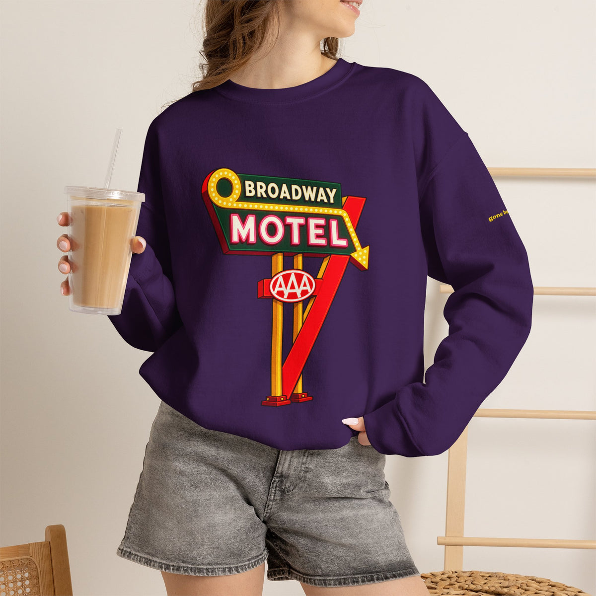 Broadway Motel sign | Native303 Sweatshirt