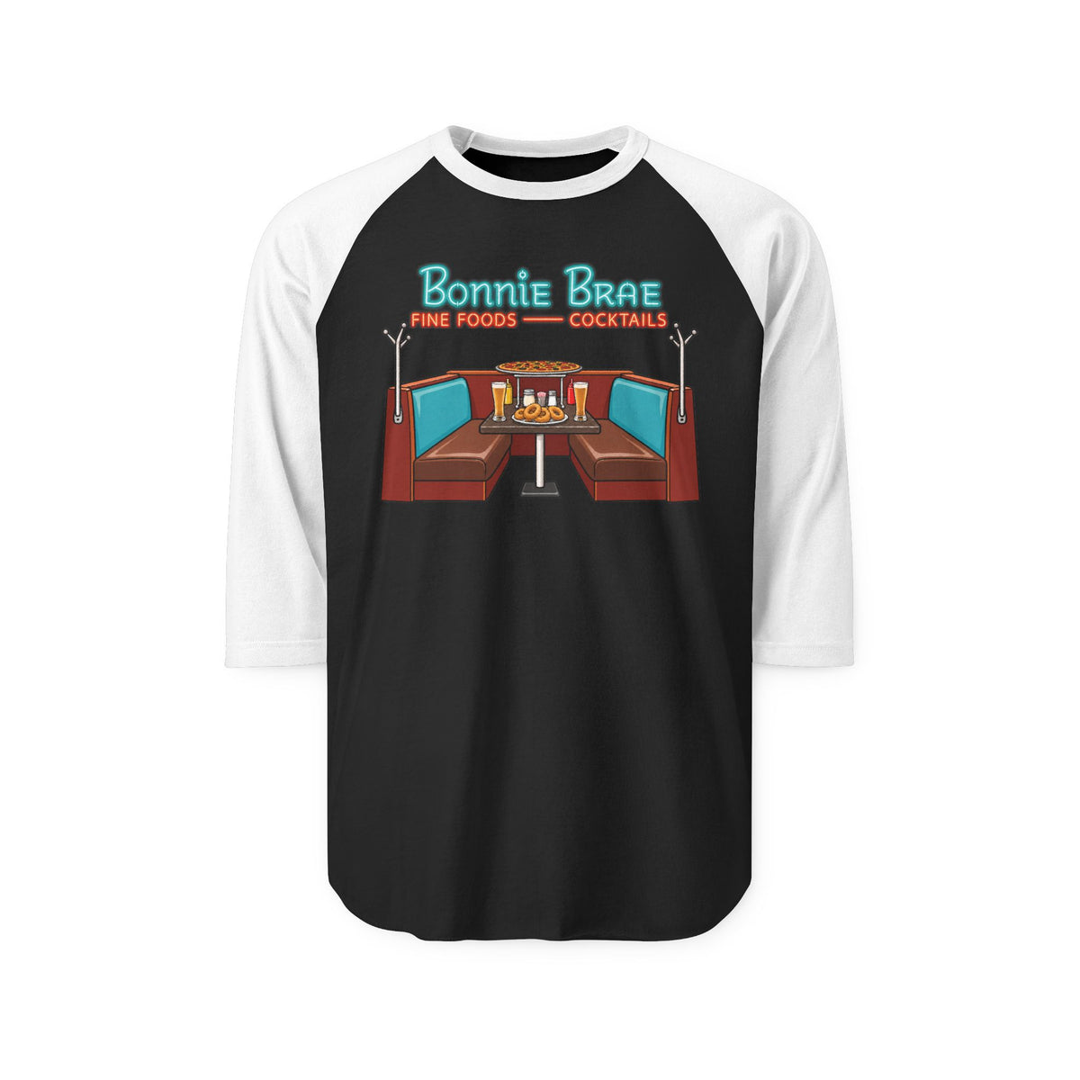 BONNIE BRAE BOOTH| Retro Baseball Tee