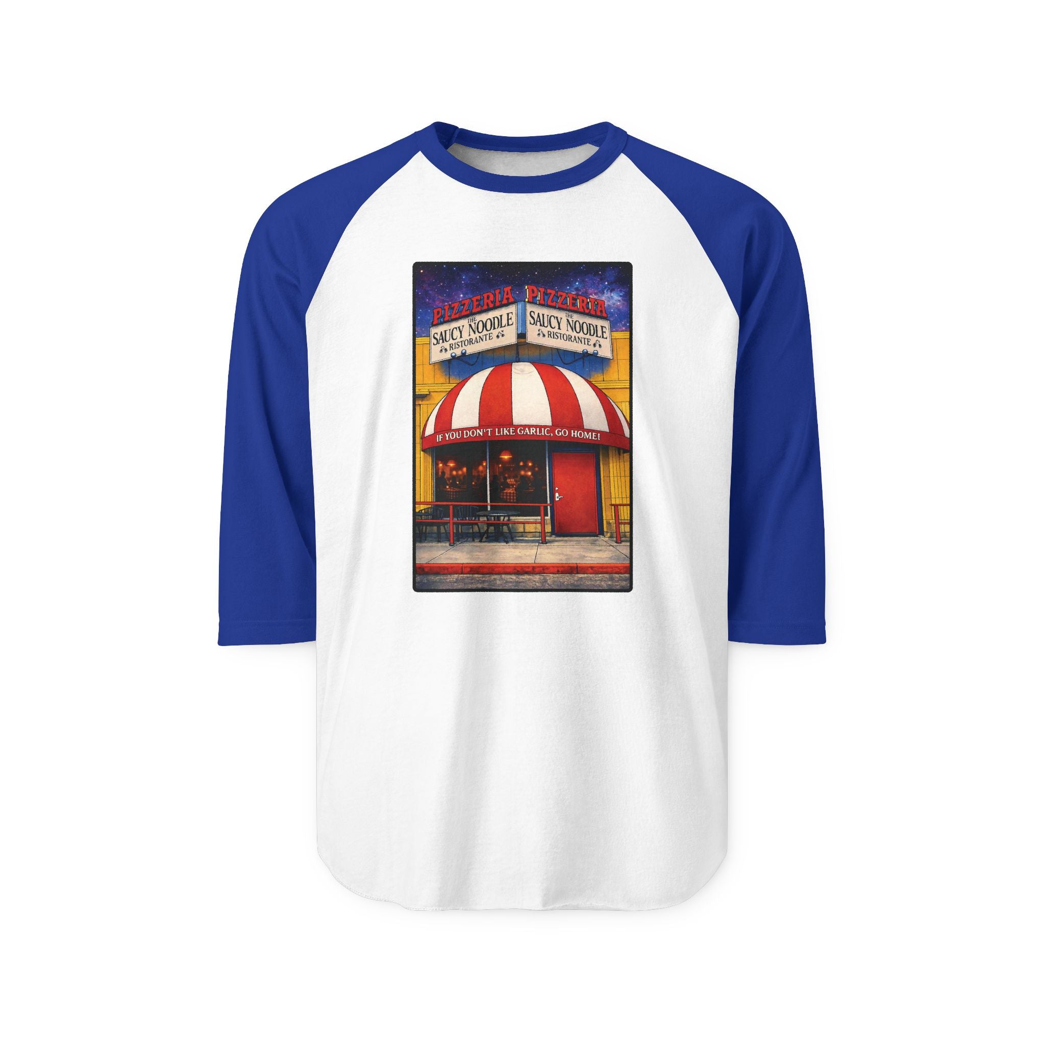 SAUCY NOODLE | Retro Baseball Tee