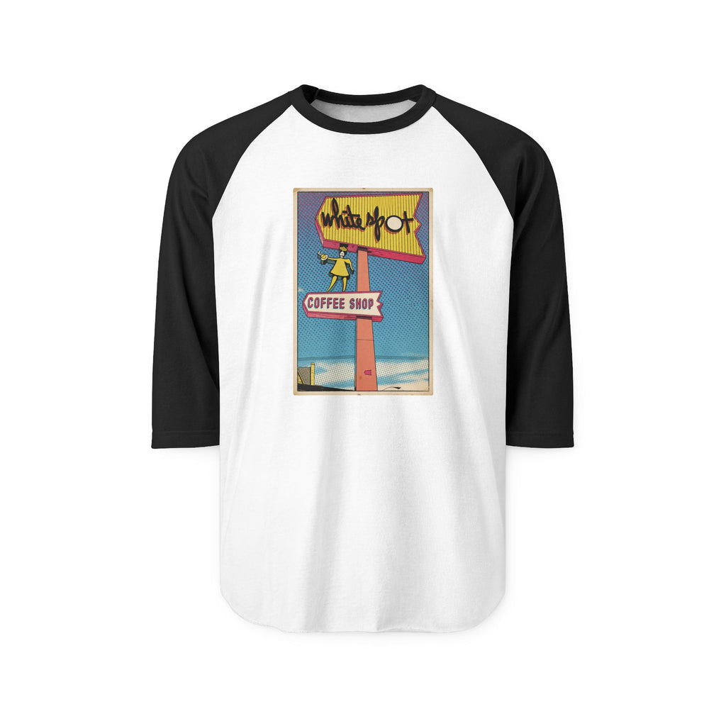 WHITE SPOT SIGN | Retro Baseball Tee