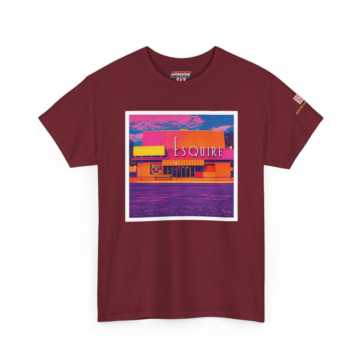 Esquire Theater neon pop art - vintage Denver gear