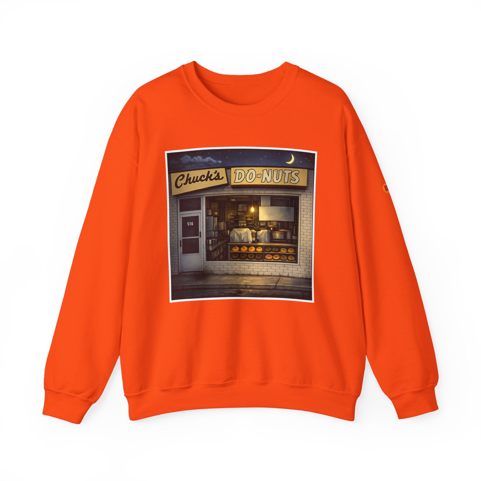 Chuck's Donuts nightscene | Native303 Sweatshirt