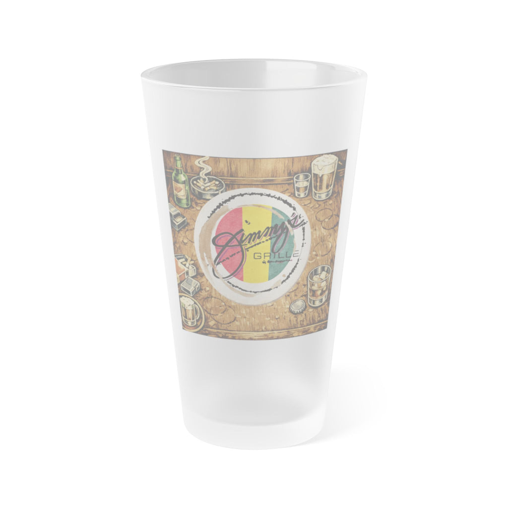 JIMMY'S GRILLE - HAPPY HOUR | Frosted Pint Glass 16oz