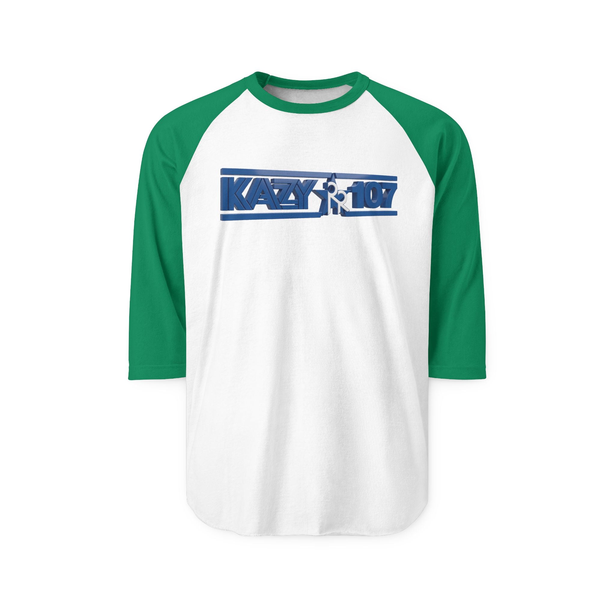 107FM KAZY | Retro Baseball Tee